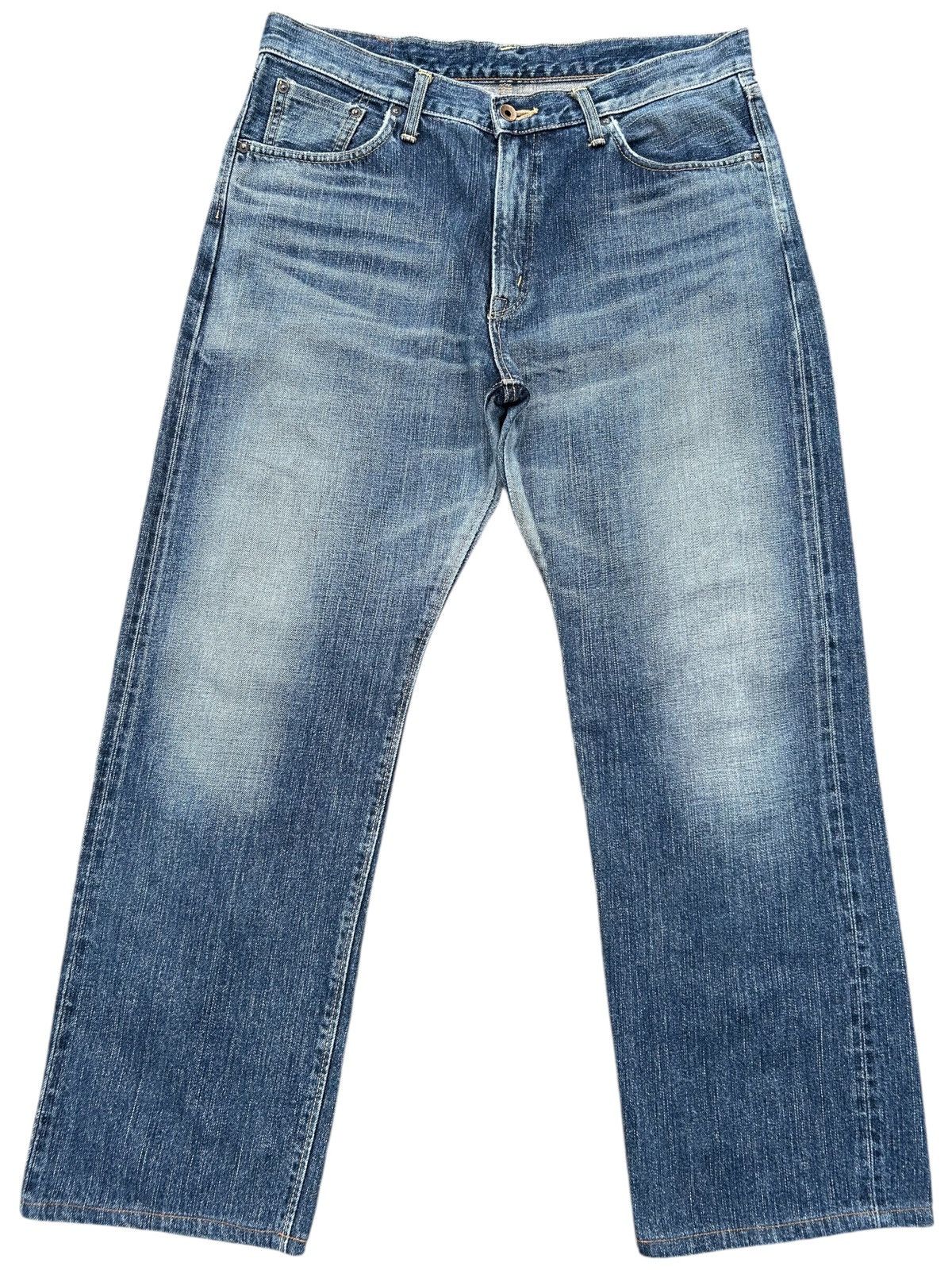 Vintage Edwin 505zx Selvedge Distressed Denim Jeans