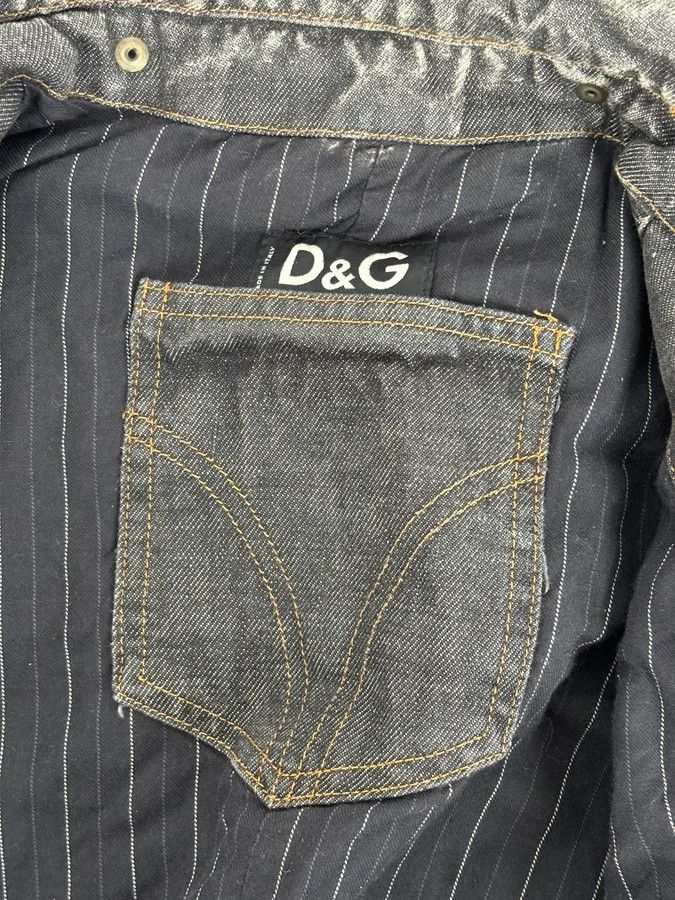 Dolce & Gabbana AW2003 Dolce & Gabbana Grey Raw Denim Jacket Size US M / EU 48-50 / 2 - 13 Thumbnail