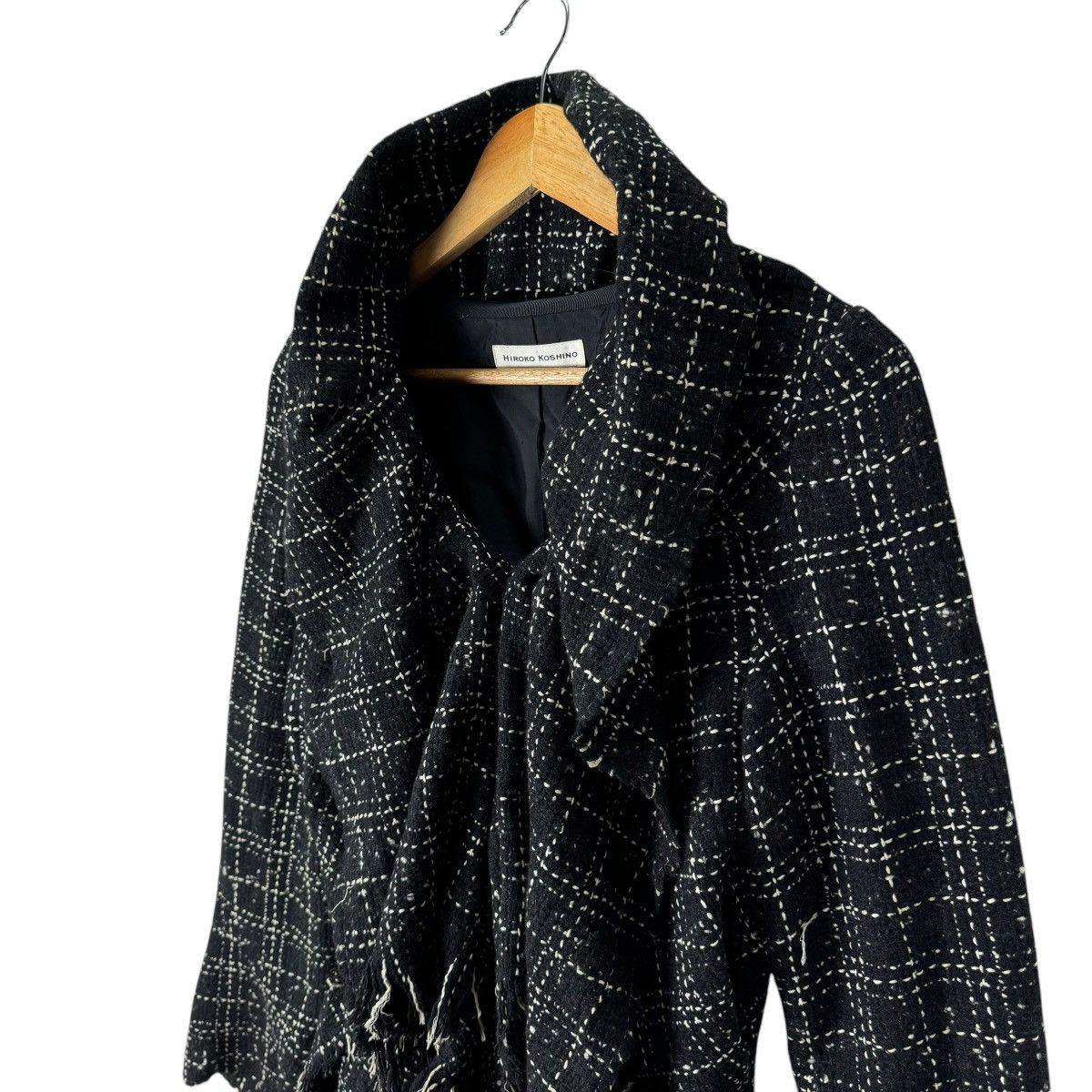 Hiroko Koshino Homme ❄️HIROKO KOSHINO ASYMMETRIC PETITE JACKET Size S / US 4 / IT 40 - 4 Thumbnail