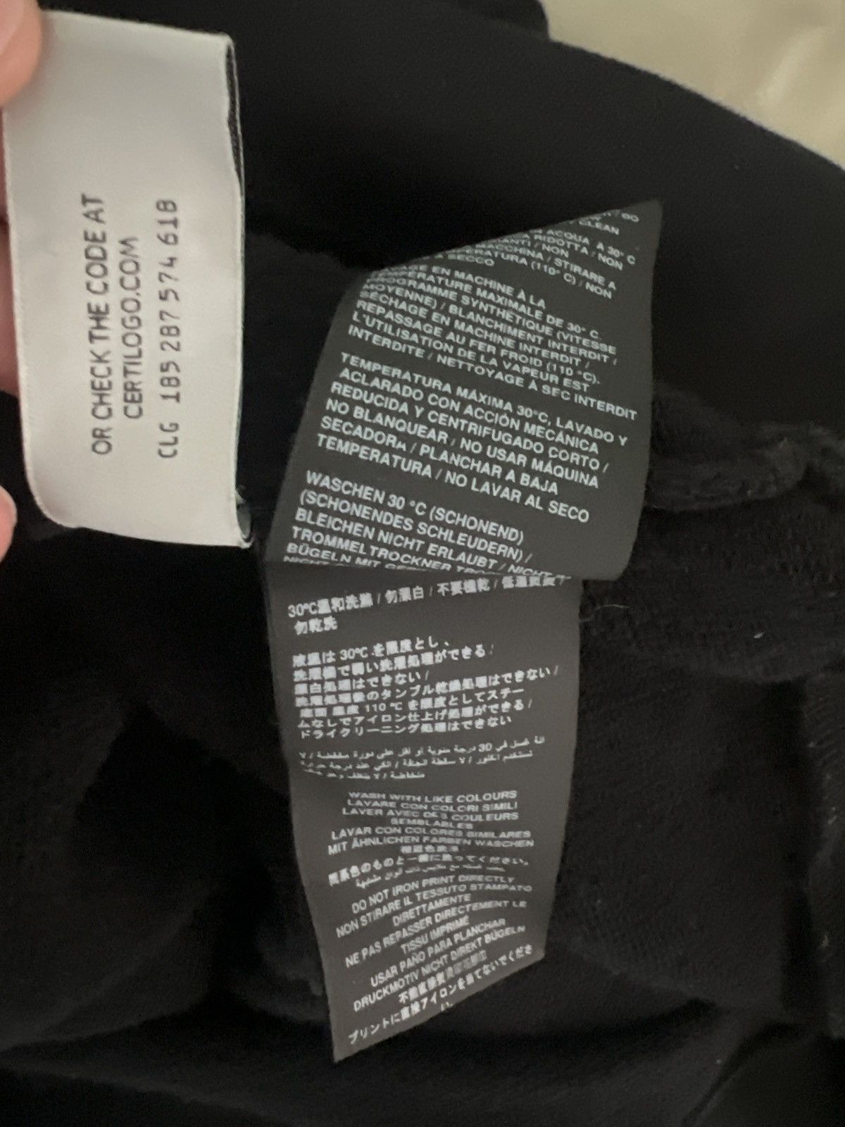 Palm Angels Palm Angels Classic Side Stripe Black Hoodie made in Italy Size US L / EU 52-54 / 3 - 8 Thumbnail