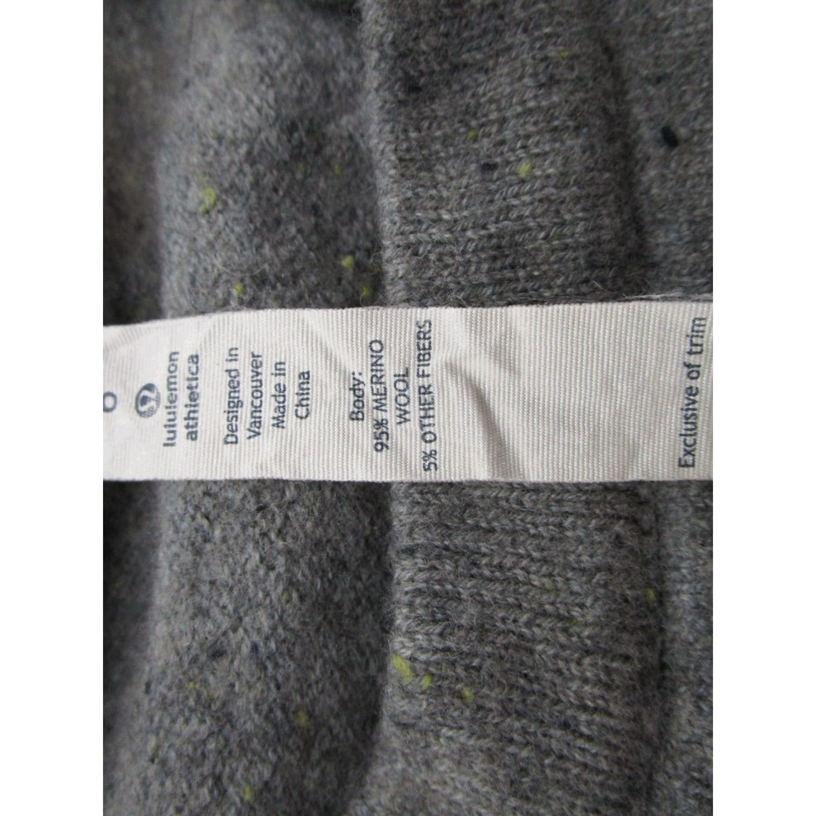 Lululemon Lululemon Sweater Gray Pullover Wool Blend 95% Merino Size 6 Women's Size M / US 6-8 / IT 42-44 - 3 Thumbnail