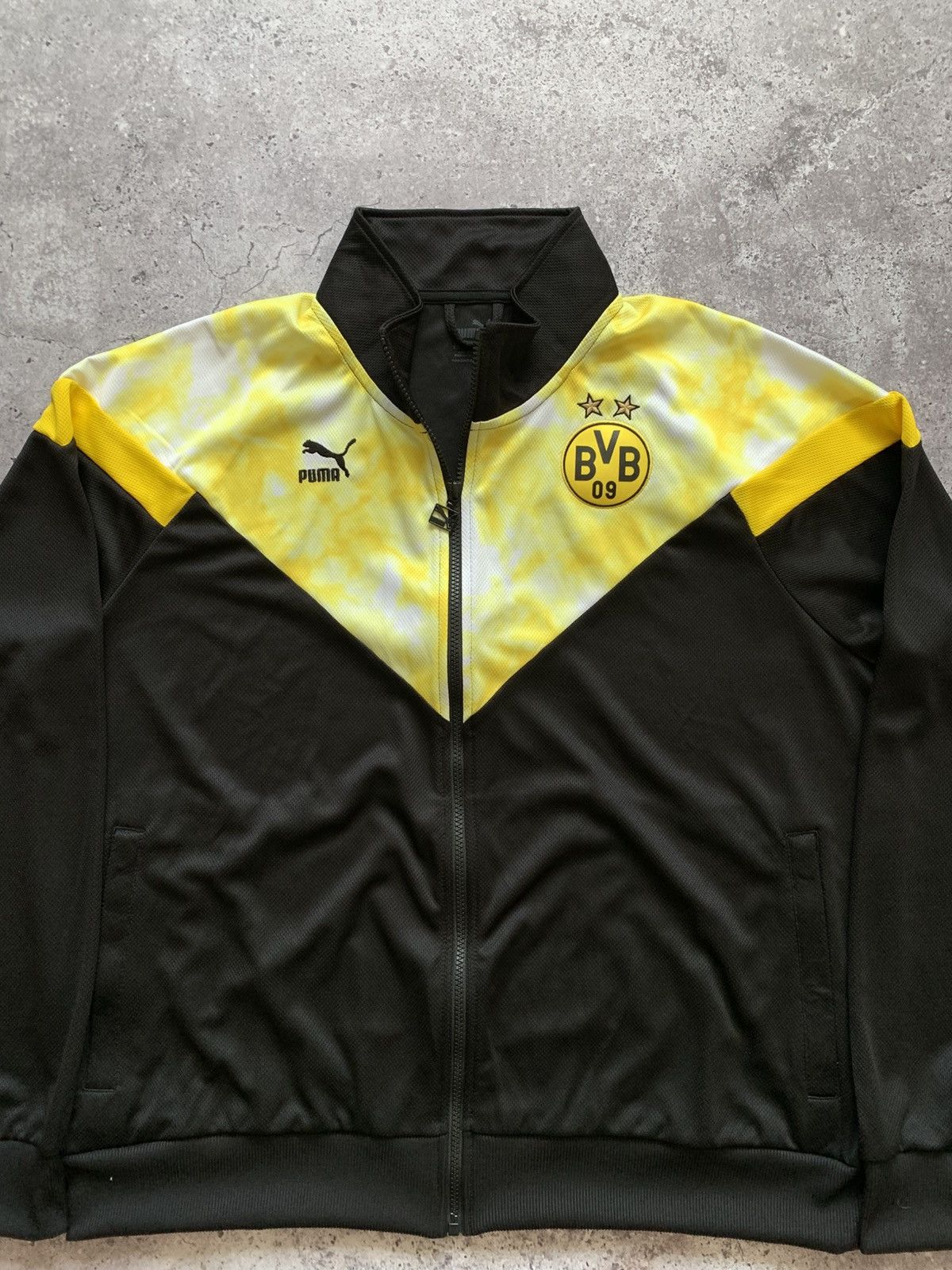 Puma 🔥PUMA BORUSSIA DORTMUND BVB 2021/22 BLOCKCORE SOCCER JACKET Size US XXL / EU 58 / 5 - 3 Thumbnail