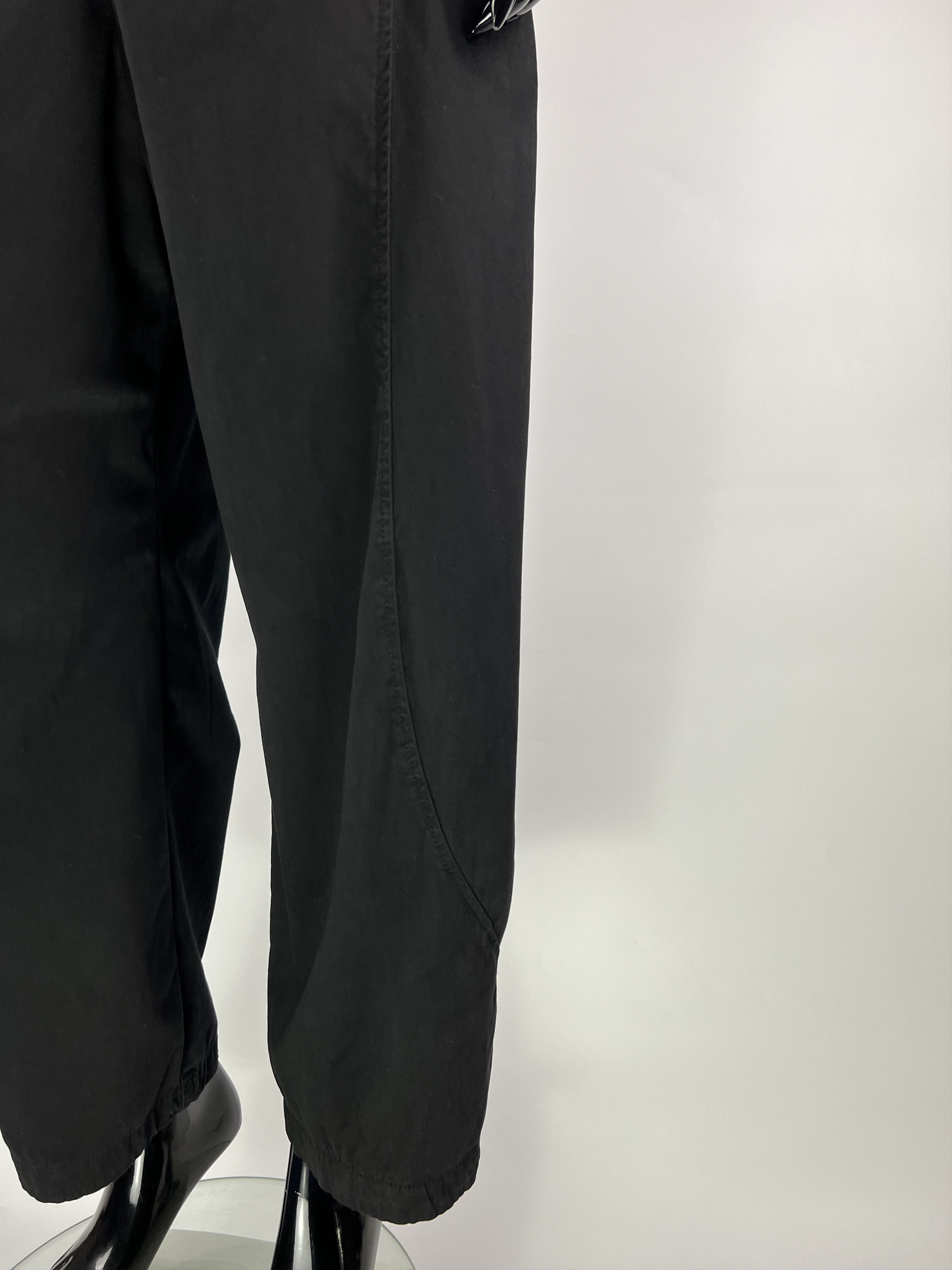 Designer Oska Black Cotton Lyocell Wide Leg Trousers Pants Size 2 Size 30" / US 8 / IT 44 - 4 Thumbnail