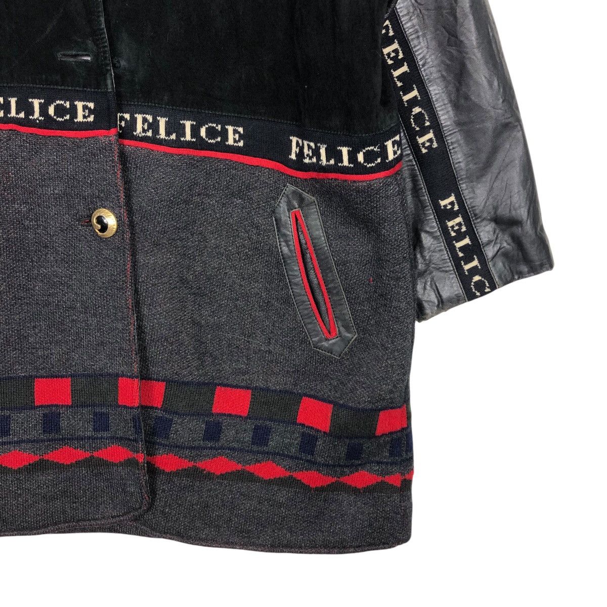 Japanese Brand 📌Vintage Soft Leather Biker Jacket Felice Issey Miyake Size US M / EU 48-50 / 2 - 5 Thumbnail