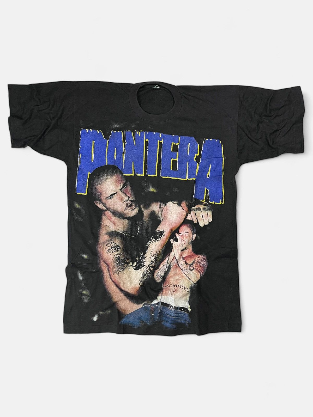 Band Tees × Vintage Pantera - 90's Parental Advisory