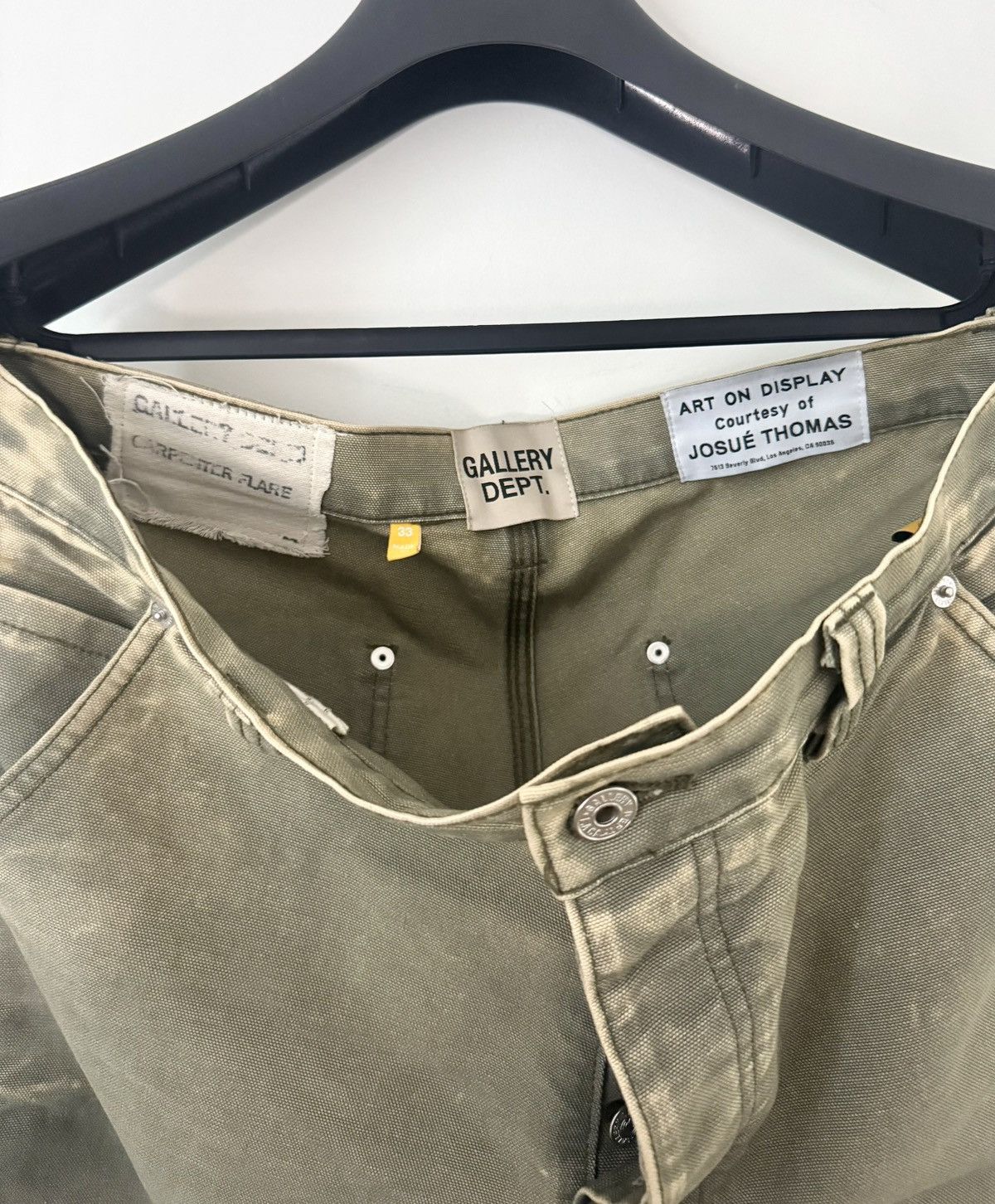 Gallery Dept. Gallery Dept. La Flare Carpenter Pants Moss (Size 33) Size US 33 - 4 Thumbnail
