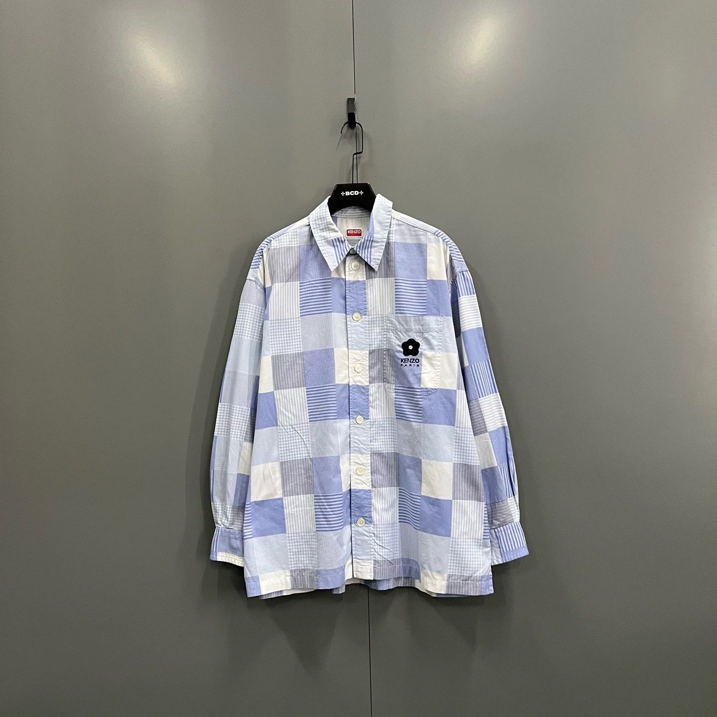 Kenzo Kenzo Patchwork Plaid Shirt xl Men Size US XL / EU 56 / 4 - 1 Thumbnail