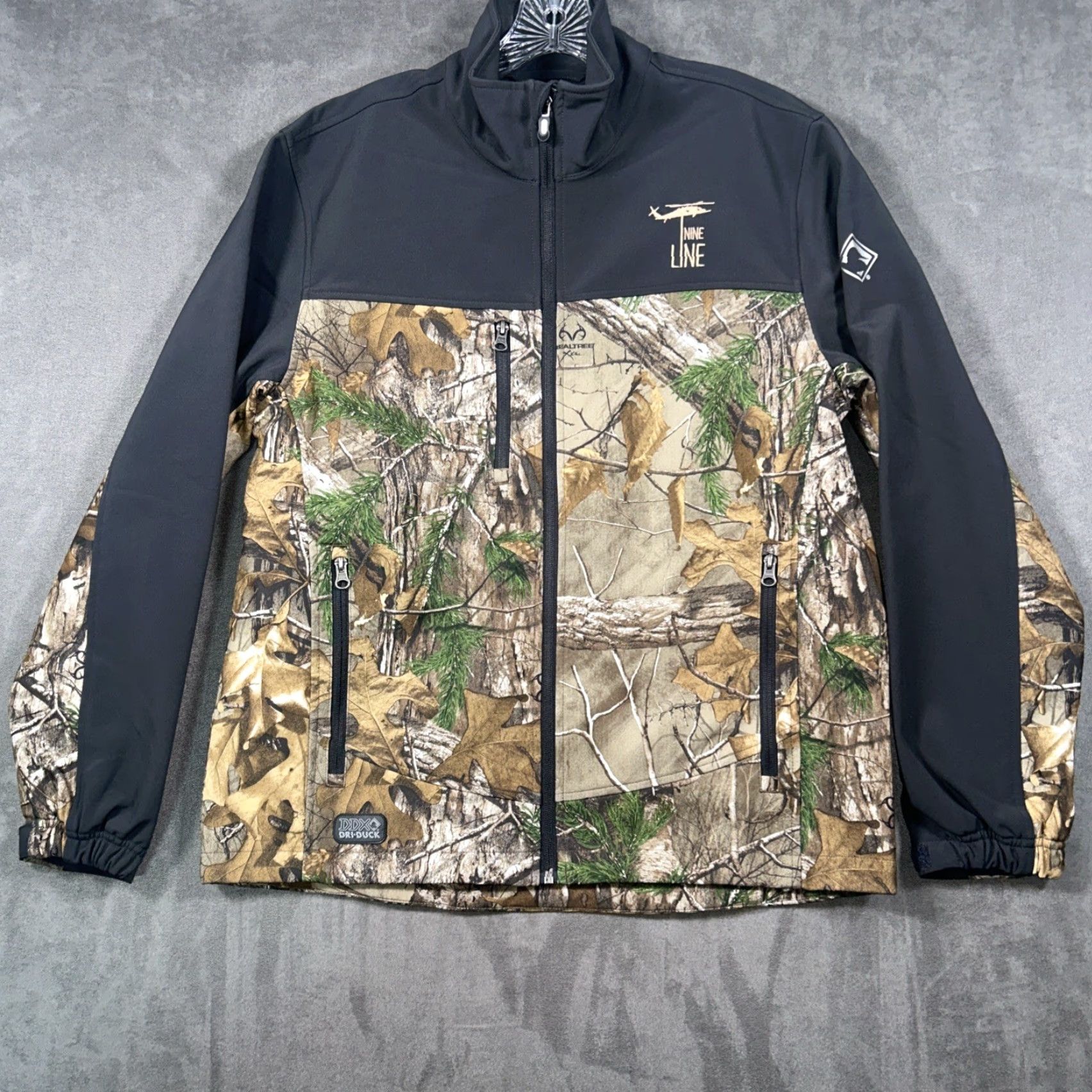 Realtree VINTAGE Dri Duck DDX RealTree Camo Nine Line Logo Full Zip Jacket M Mens Size US M / EU 48-50 / 2 - 2 Thumbnail