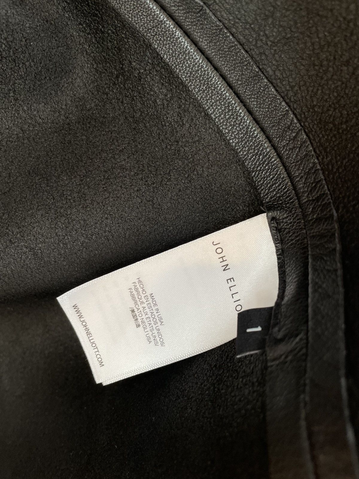 John Elliott John Elliott Black Leather Cloak Sz1/S Size US S / EU 44-46 / 1 - 4 Thumbnail
