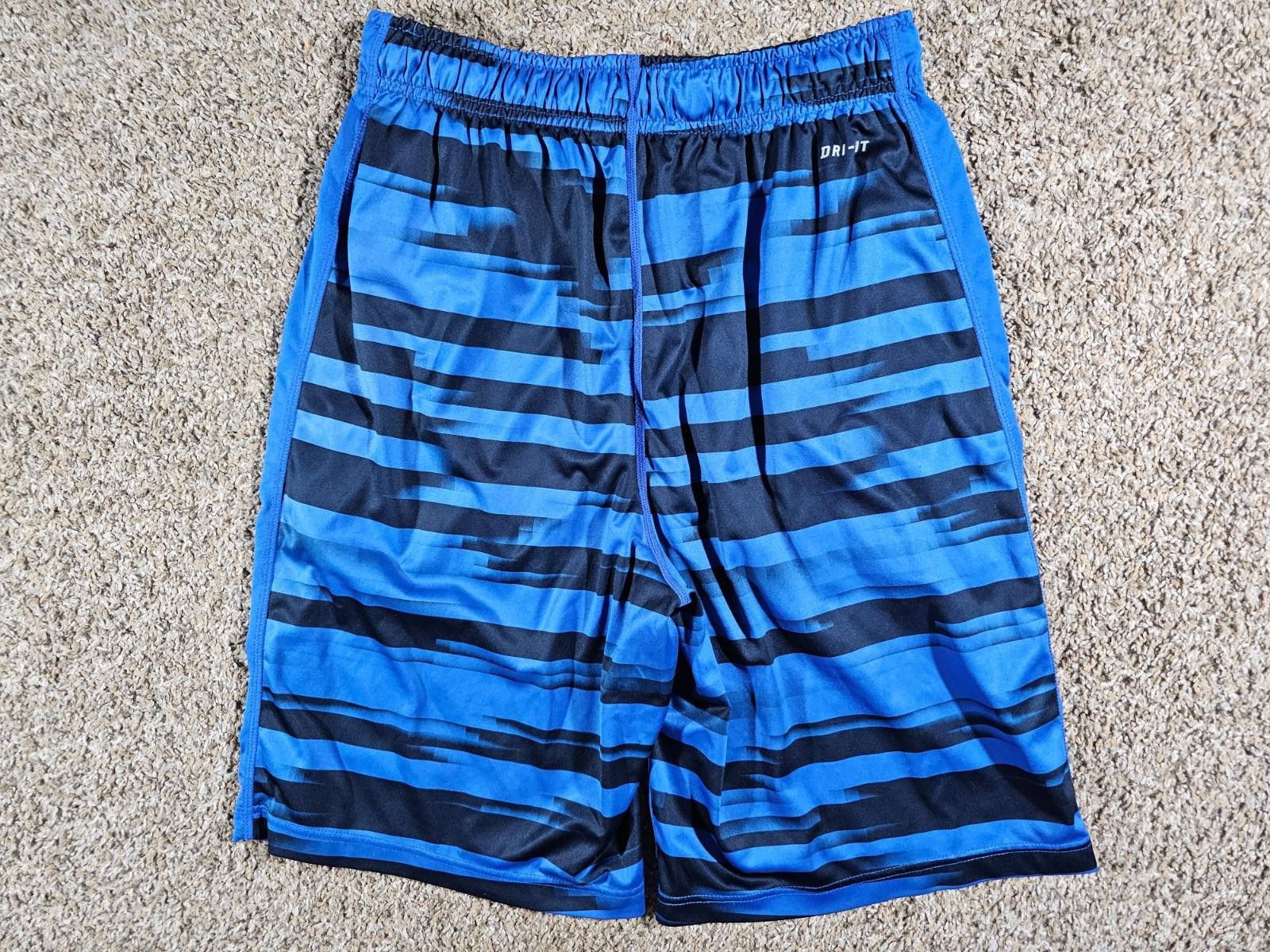 Nike Nike Basketball Shorts Blue Athletic Training Men S Dri-Fit Size US 30 / EU 46 - 6 Thumbnail