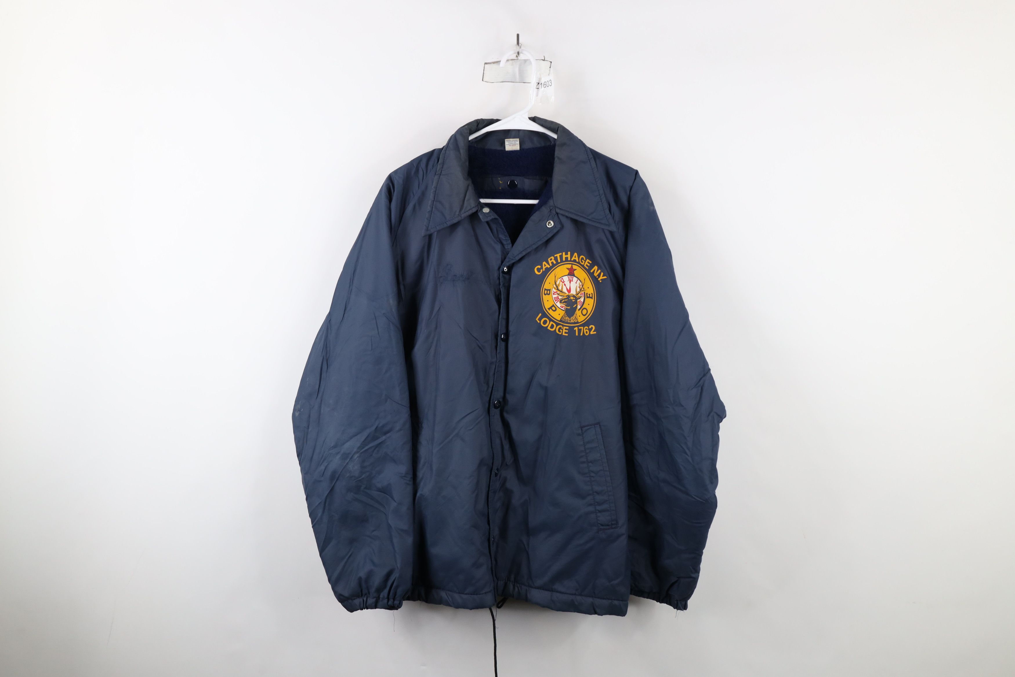 Vintage Vintage 70s Carthage of the Elks BPOE Coaches Jacket USA Size US XL / EU 56 / 4 - 1 Thumbnail