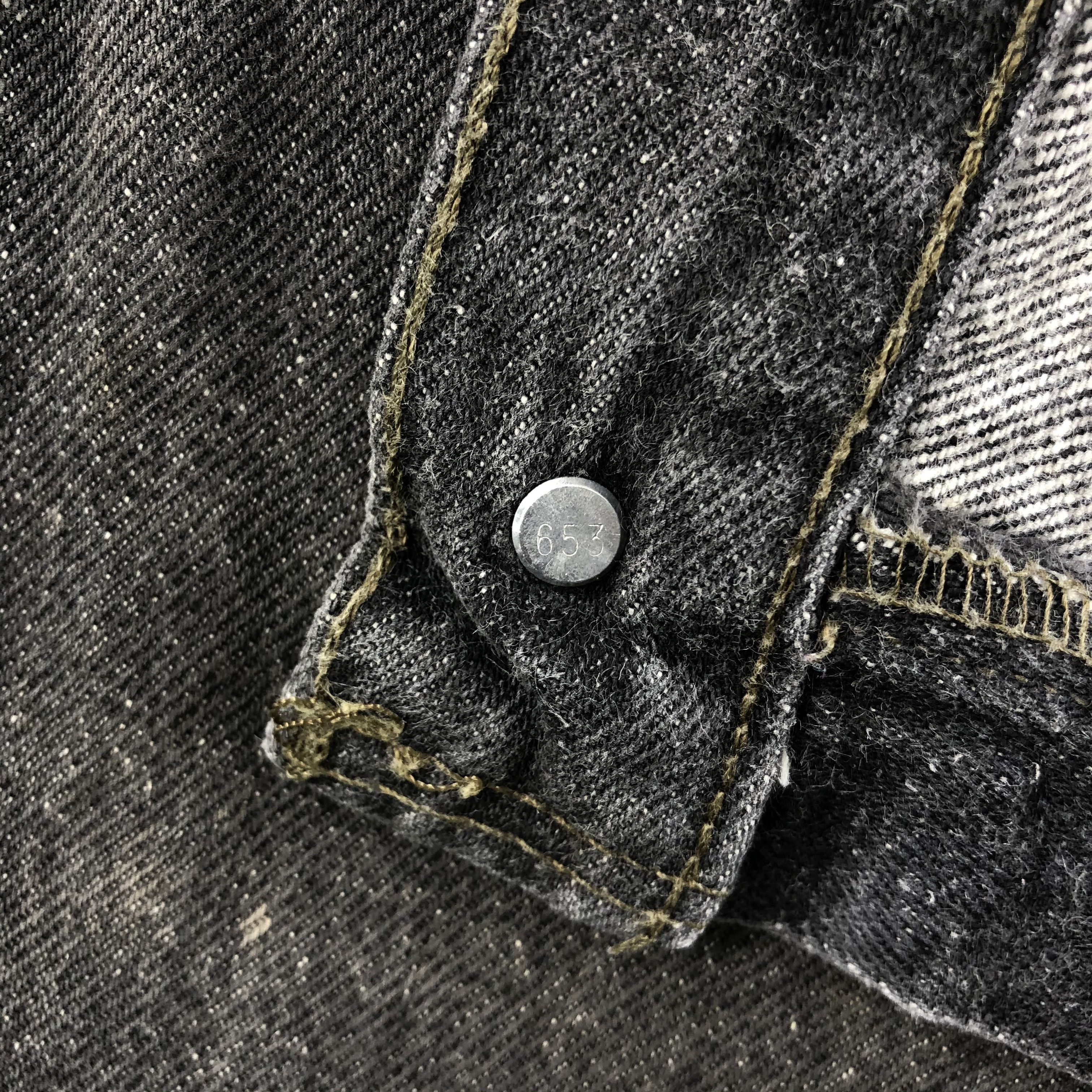Levi's × Vintage 90s Vintage Levis 501 Faded Black Jeans-JM2339 Size US 38 / EU 54 - 12 Thumbnail