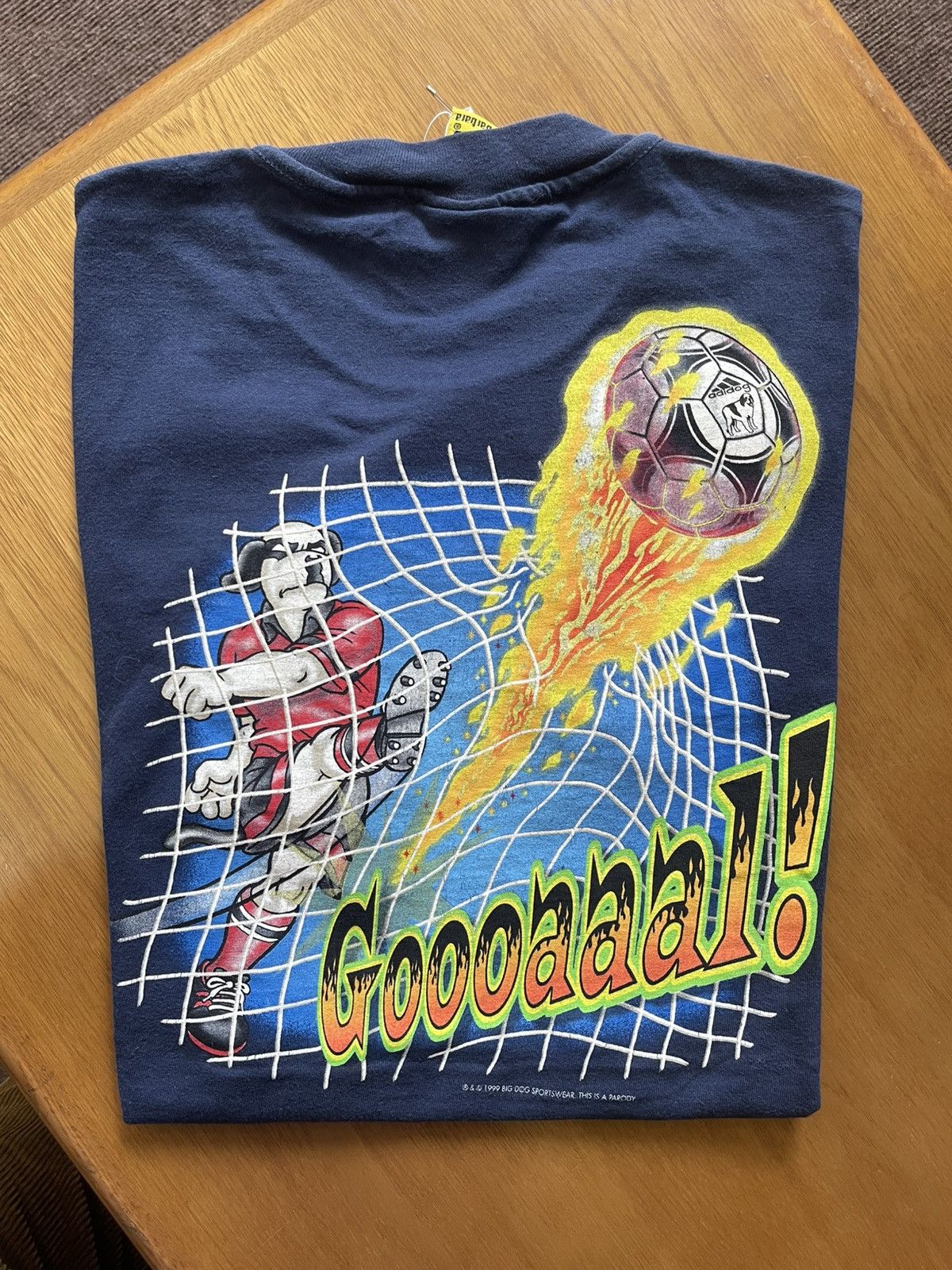 Big Dogs Vintage Big Dogs Parody Adidas 1999 T shirt M Size US M / EU 48-50 / 2 - 1 Thumbnail