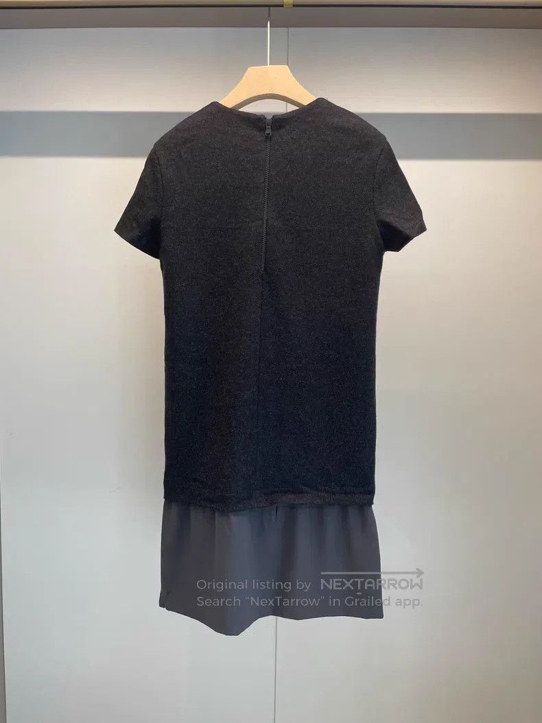 Brunello Cucinelli Brunello Cucinelli New Wool Dress Black Gray Size M / US 6-8 / IT 42-44 - 2 Thumbnail