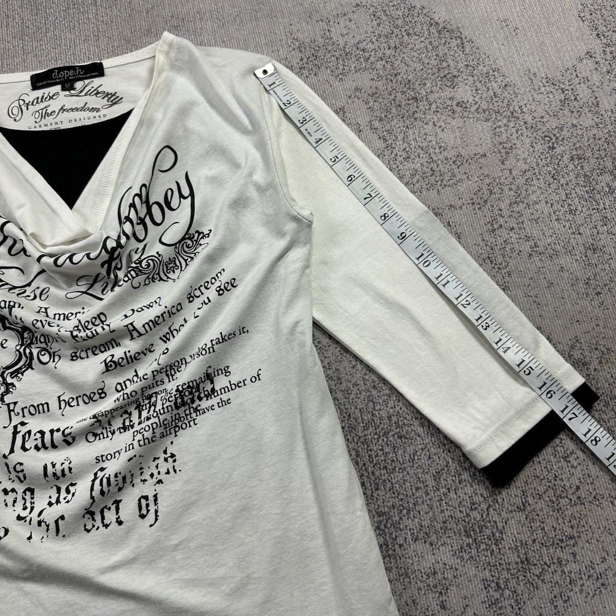 Japanese Brand Dope.h y2k longsleeve Tshirt Size M / US 6-8 / IT 42-44 - 7 Thumbnail