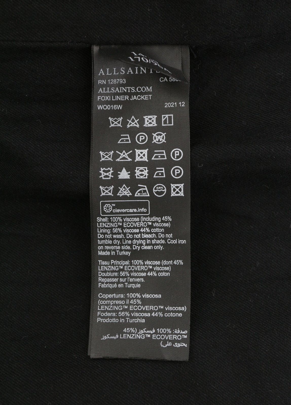 Allsaints Foxi Liner EU42 Green Quilted Button Crew Neck 86742 Size XL / US 12-14 / IT 48-50 - 9 Thumbnail