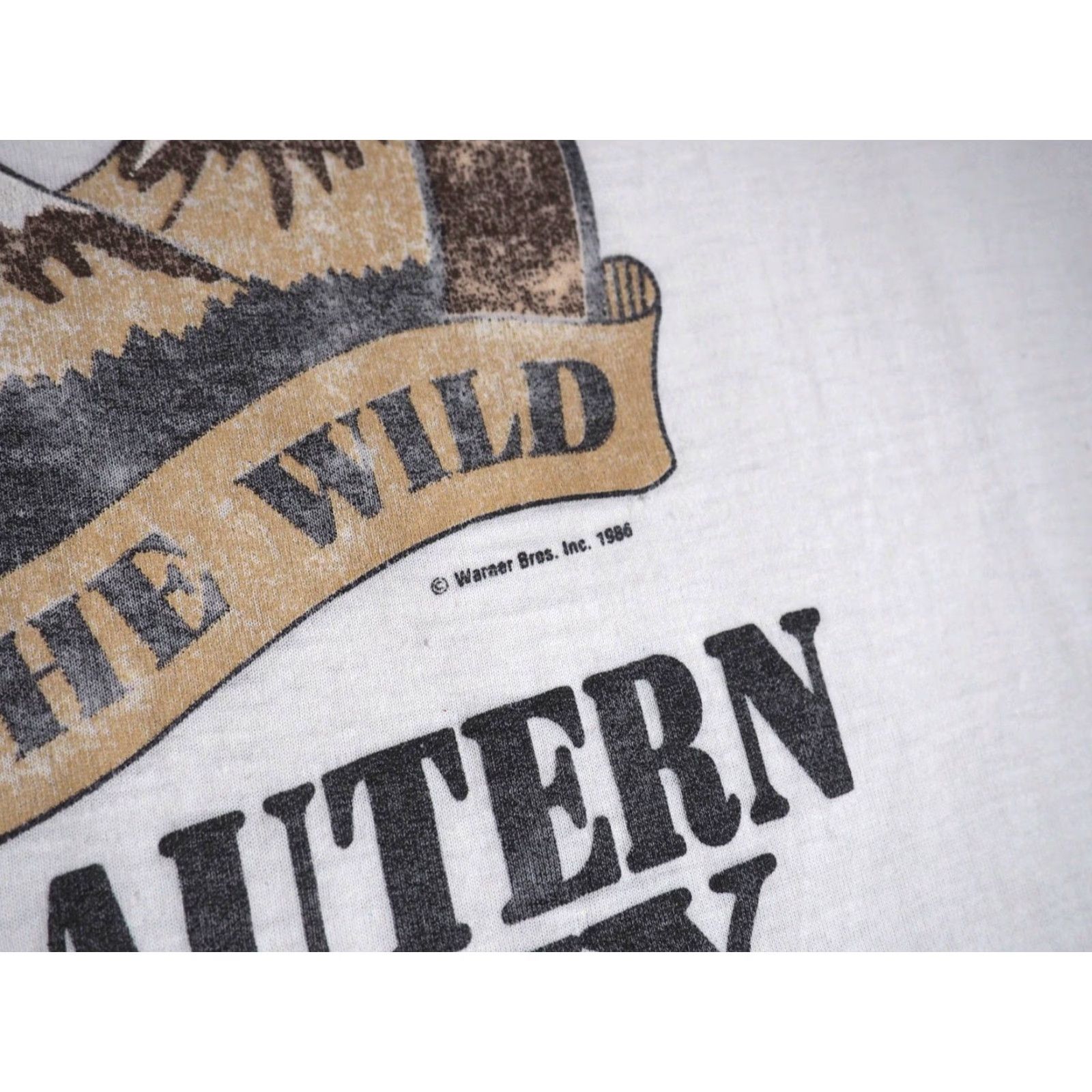 Vintage VTG 80s Artex Looney Tunes Taz Germany Alps Art White Tee T-Shirt Mens 2XLT Size US XXL / EU 58 / 5 - 4 Thumbnail