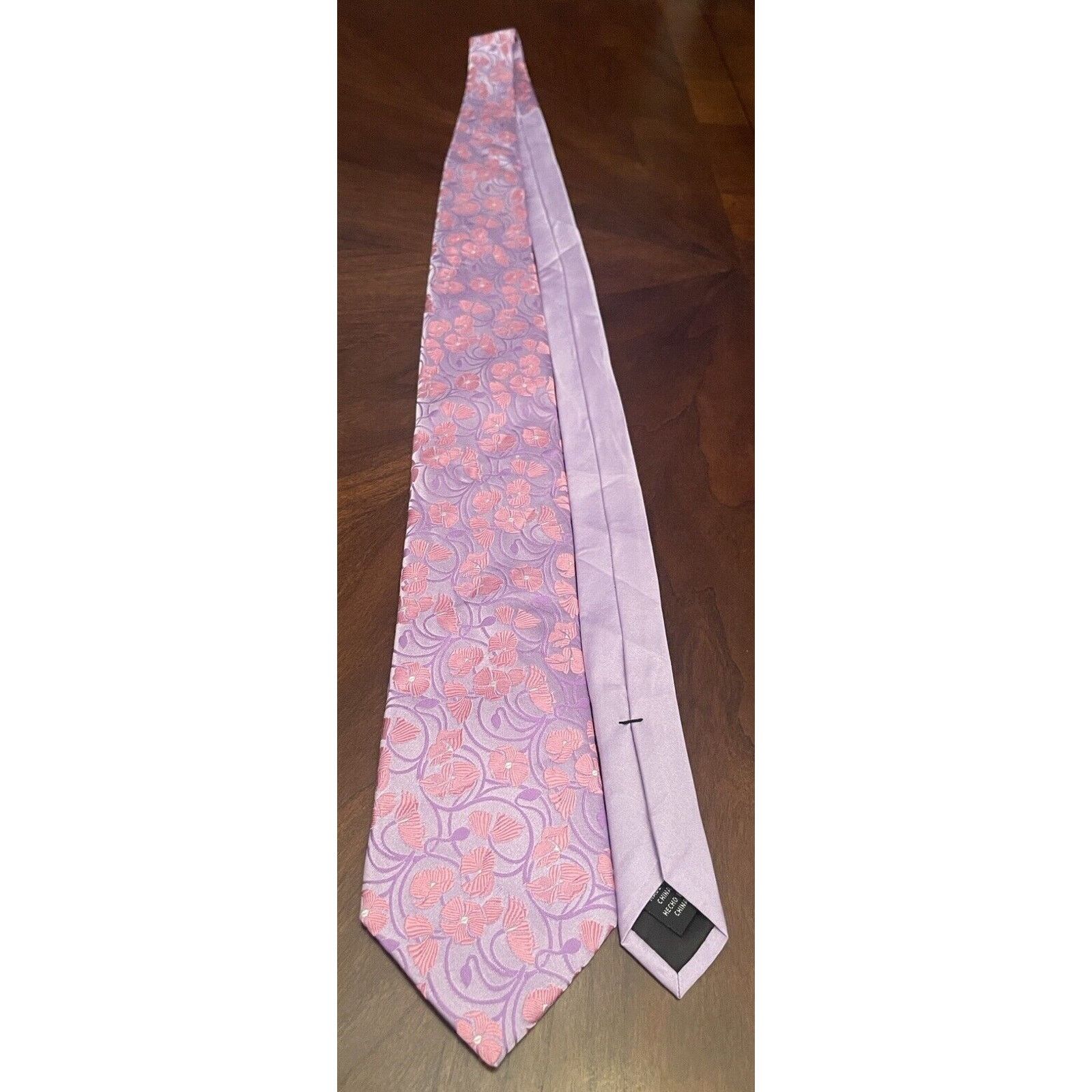 Jones New York Jones New York Pink Purple Gray 100% Silk Made In China Size ONE SIZE - 3 Thumbnail