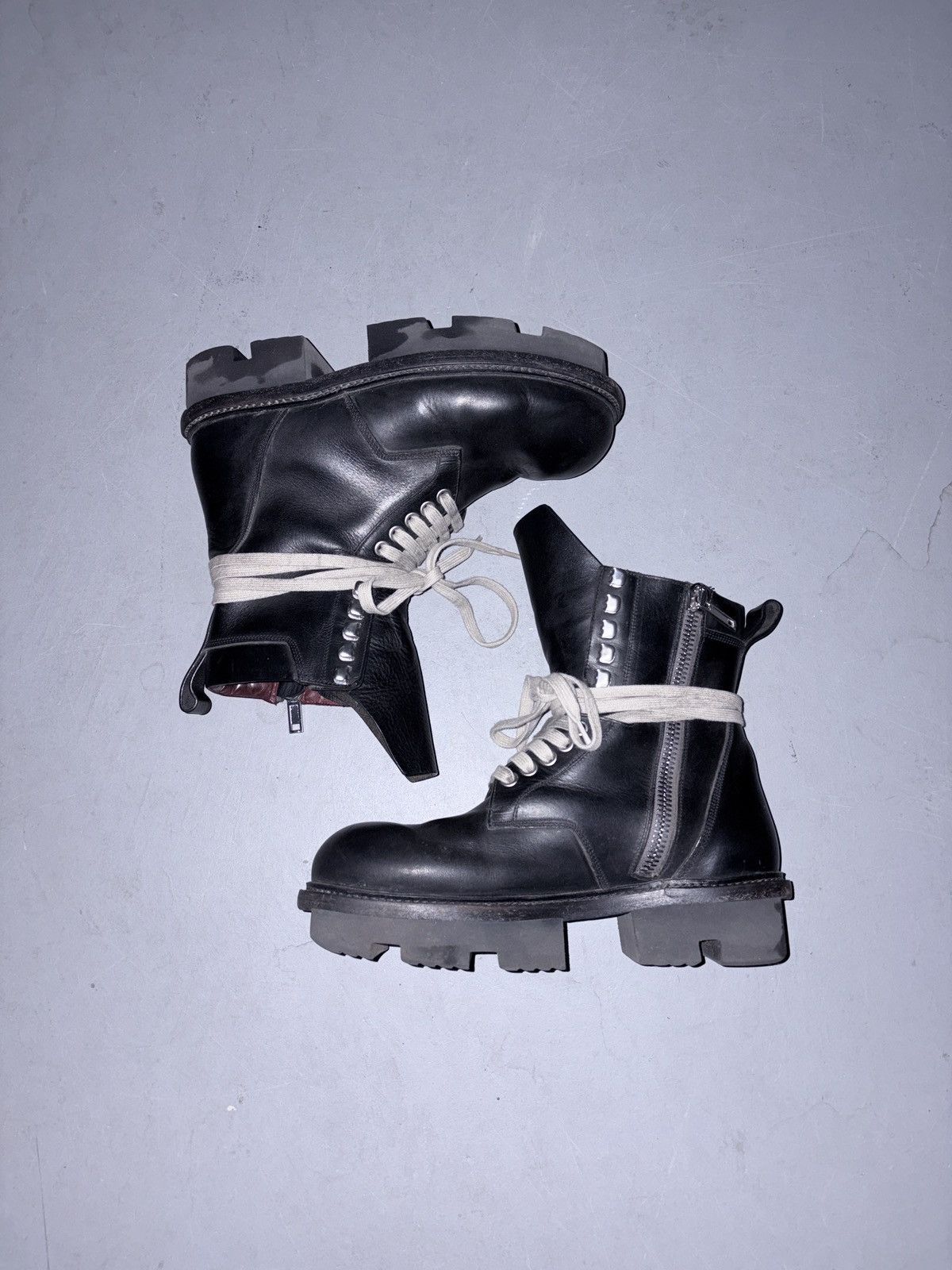 Rick Owens Rick Owens Leather Megatooth Boots Size US 7 / EU 40 - 3 Thumbnail