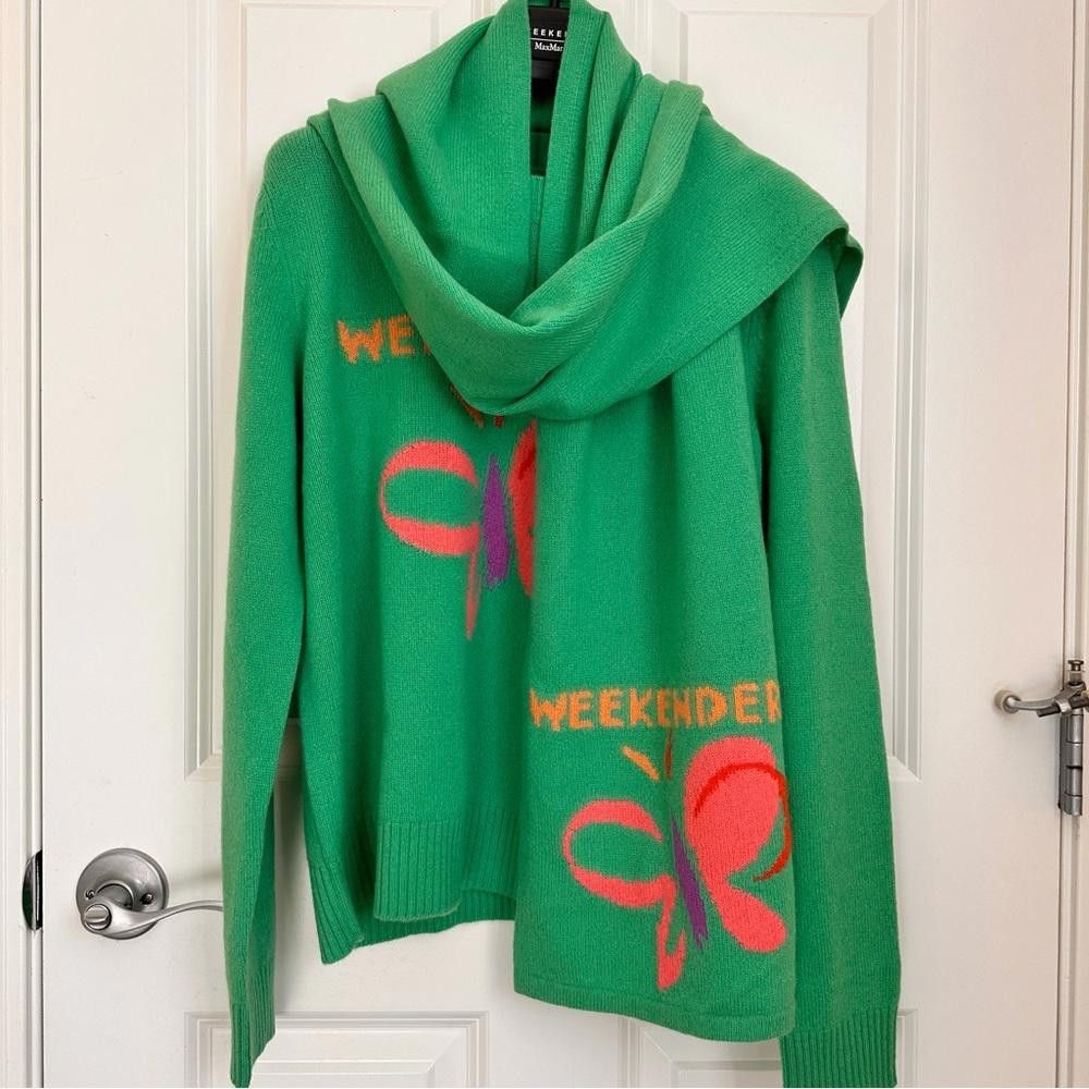 Designer NWOT Weekend Max Mara Label-cut 100% Cashmere Sweater Sz: S Size S / US 4 / IT 40 - 1 Thumbnail
