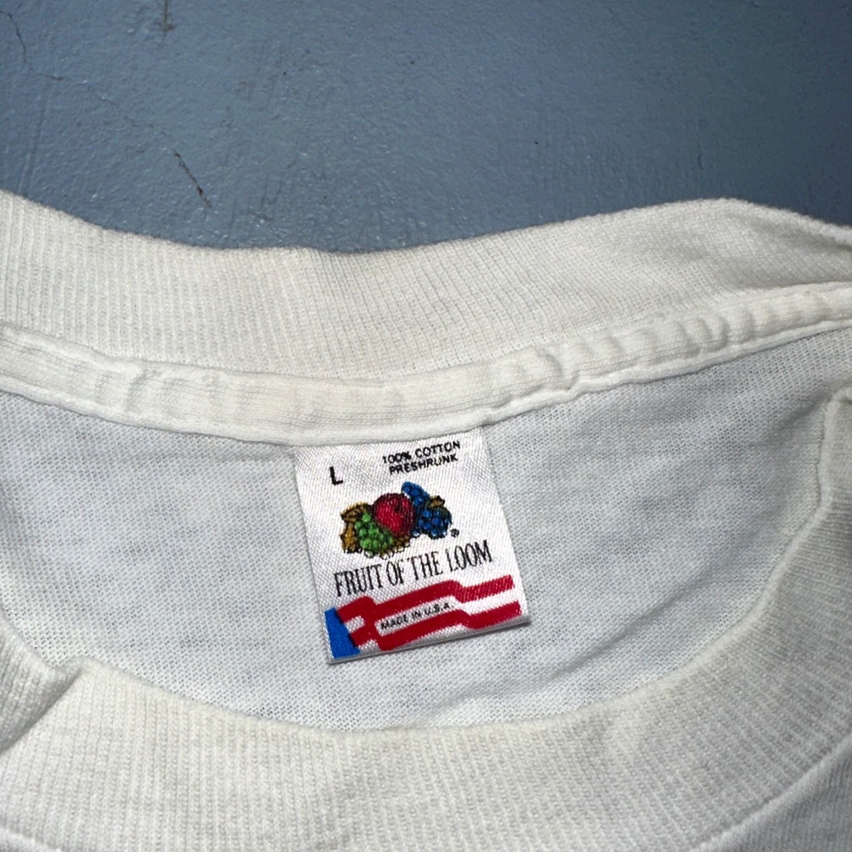 Fruit Of The Loom VINTAGE BMC Computer Software VTG T Shirt FOTL 90s Nerd Science PC Flags International Size US L / EU 52-54 / 3 - 5 Thumbnail