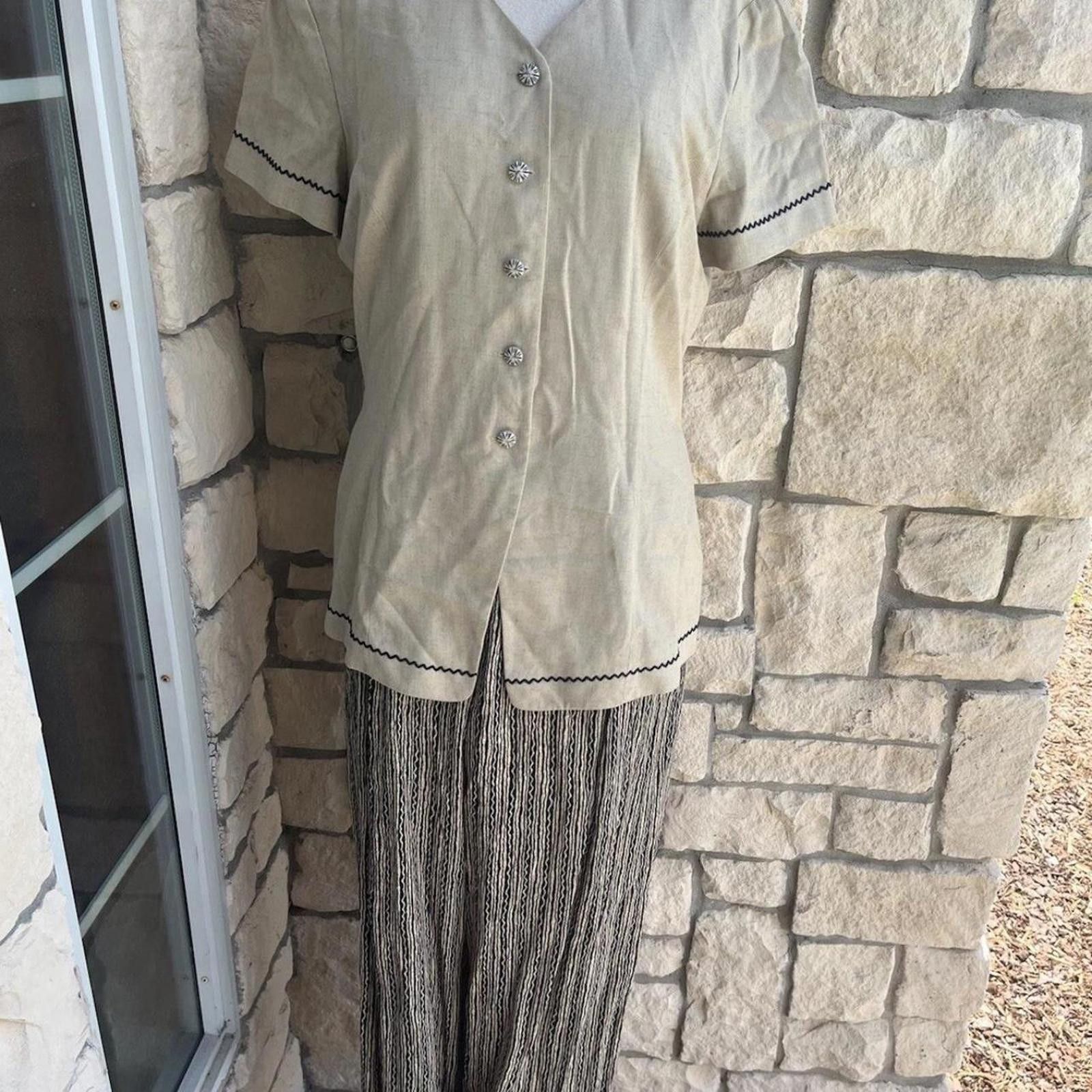 Other Vintage Ladies Size 6 /8YVES COSSETTE DEPECHE MODEumpsuit Size 32" / US 10 / IT 46 - 2 Thumbnail