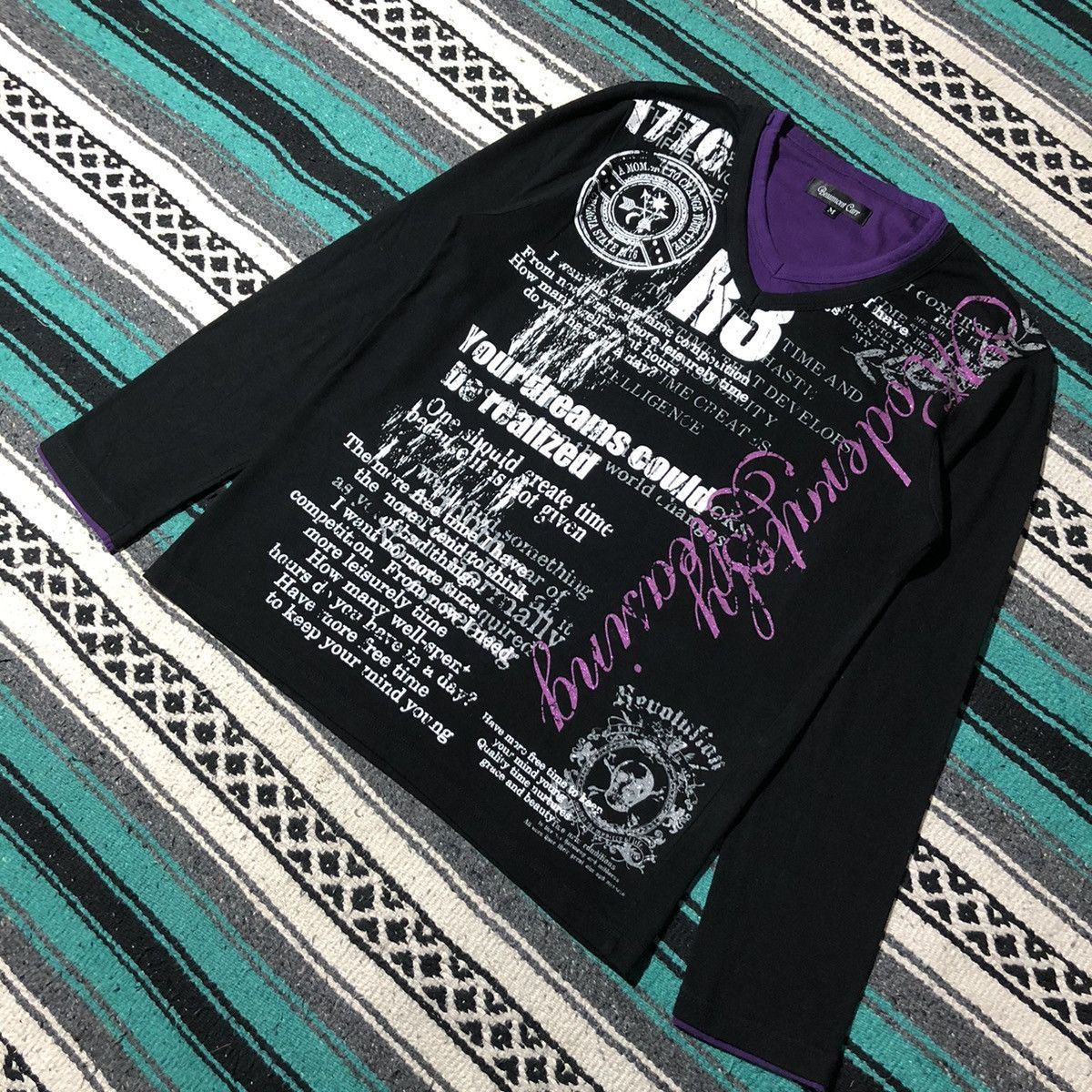If Six Was Nine Beaumont Carr Poem Longsleeve Shirt Size US M / EU 48-50 / 2 - 2 Thumbnail