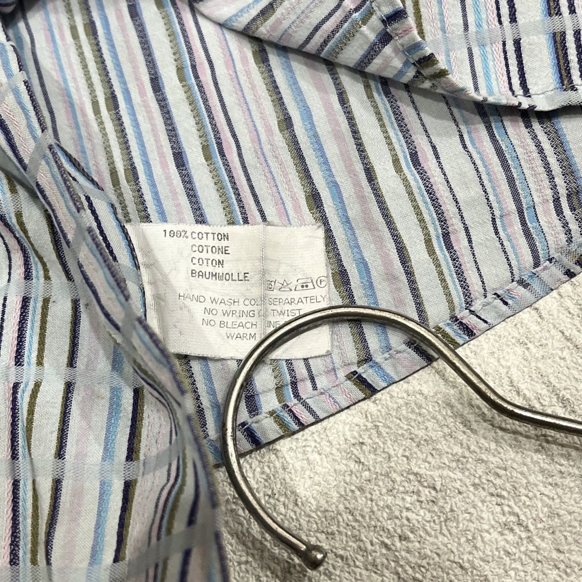 Missoni Vintage Missoni Geometric Striped Button Up Shirt Size US M / EU 48-50 / 2 - 7 Thumbnail