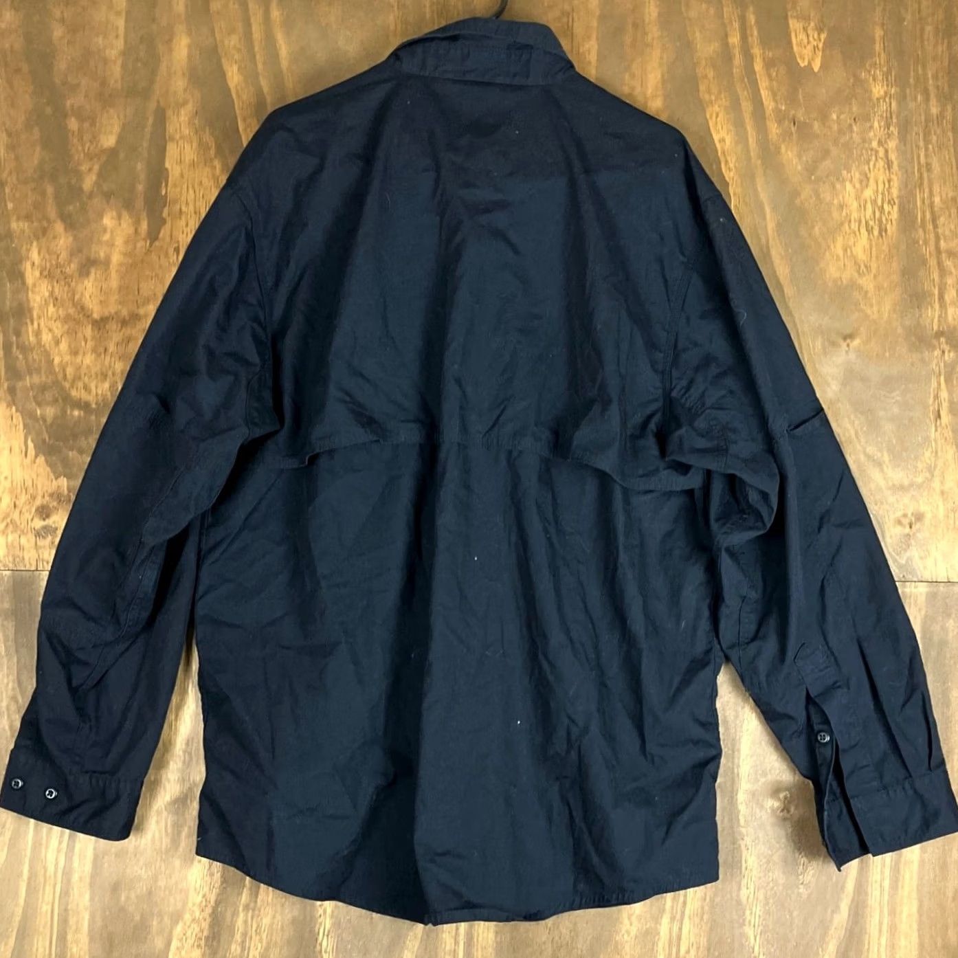 Vintage 5.11 Tactical Mens Shirt Navy Blue Button Down Long Sleeve Pockets Vented Large Size US L / EU 52-54 / 3 - 7 Thumbnail