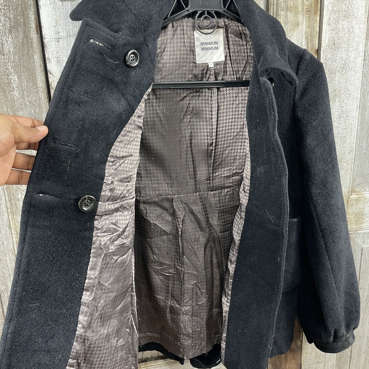 Minimum × Vintage Vintage Minimun Black Coat Size S / US 4 / IT 40 - 5 Thumbnail