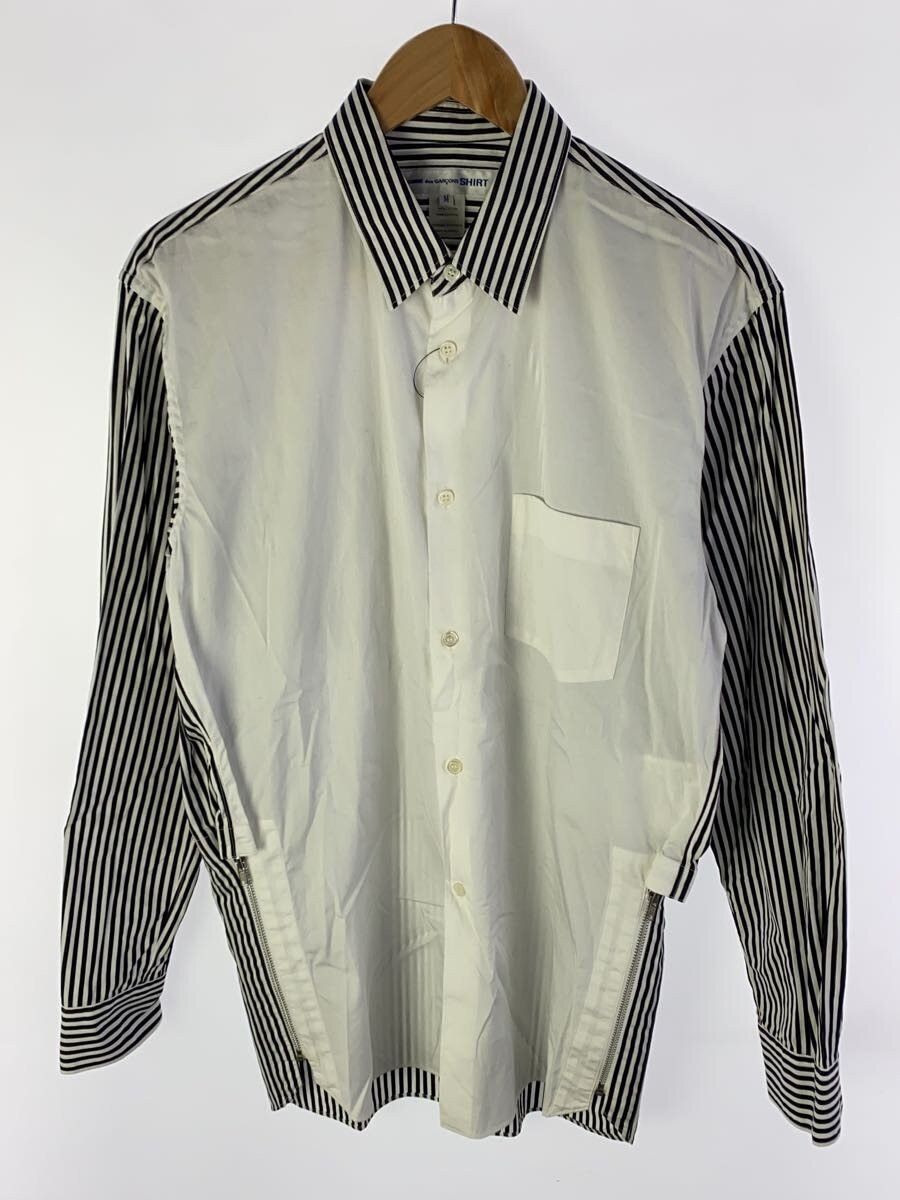 Comme des Garcons SHIRT 🐎 Striped Hybrid Shirt Size US M / EU 48-50 / 2 - 1 Thumbnail