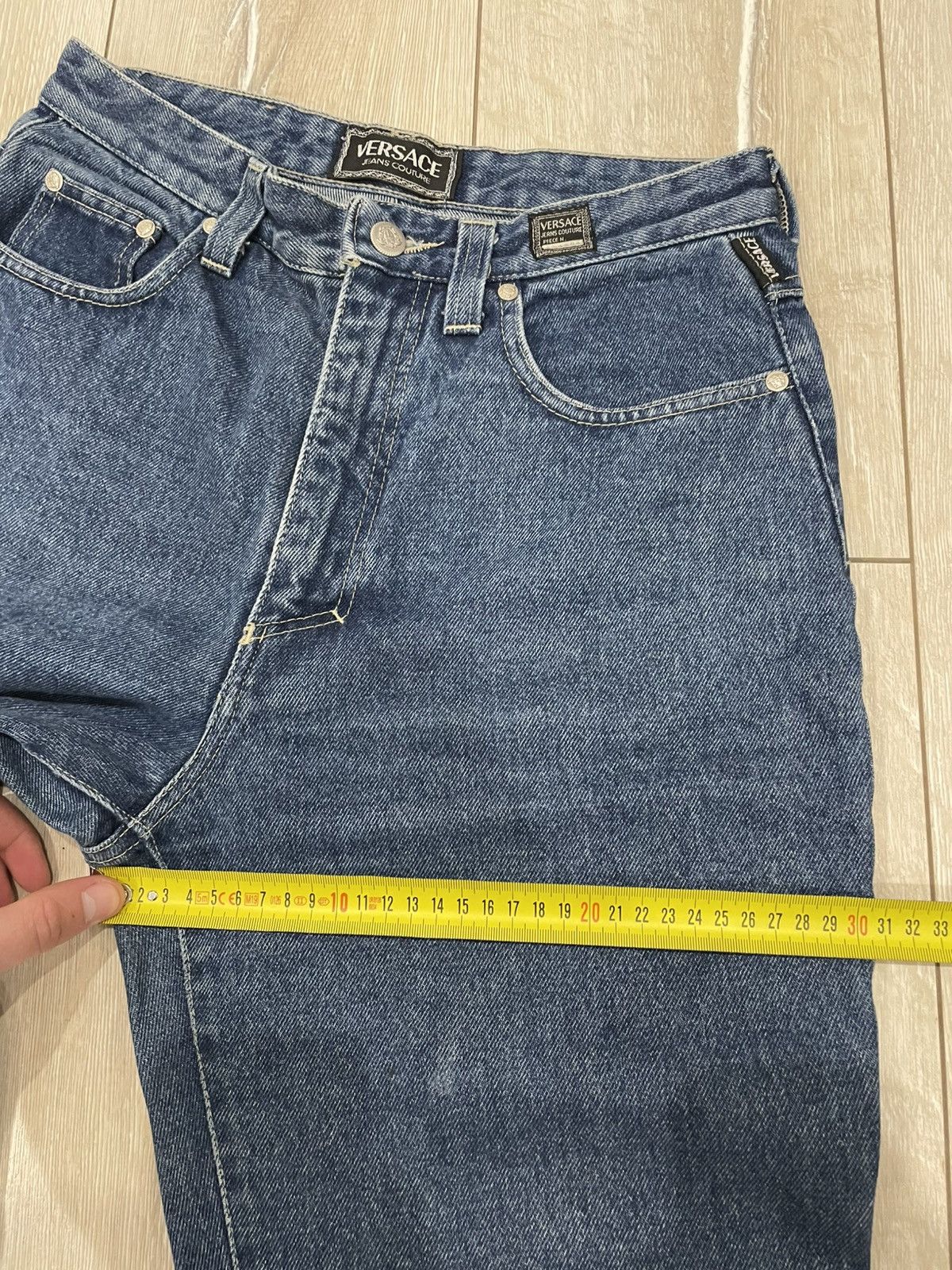 Versace Jeans Couture Vintage 90s Versace Jeans Couture Denim size 31 Size US 31 - 16 Thumbnail