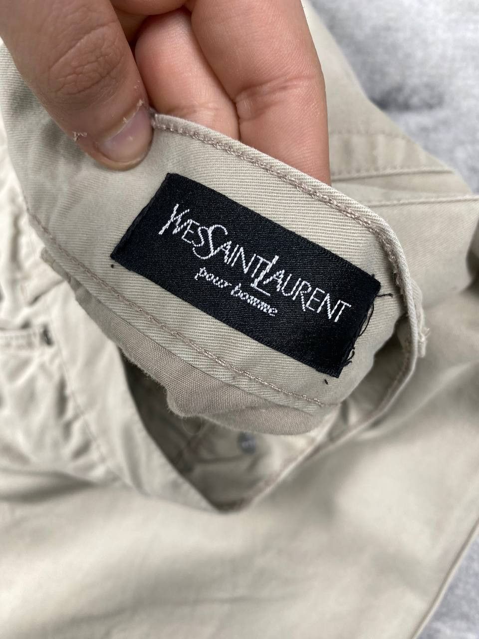 Yves Saint Laurent Vintage Yves Saint Laurent Pants YSL Big Logo 90s Size US 40 / EU 56 - 12 Thumbnail