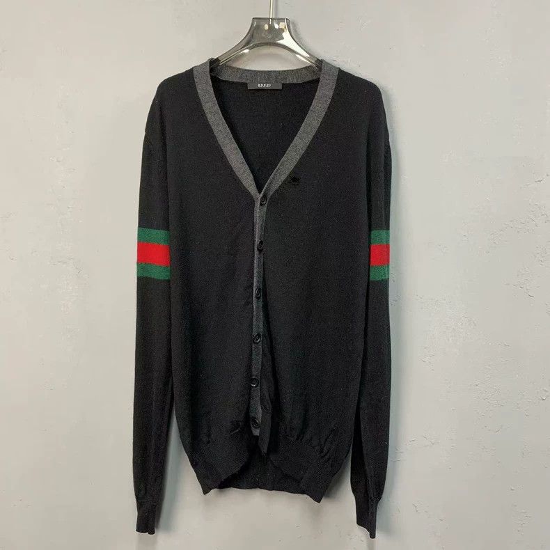 Gucci Gucci Striped knitted sweater jacket 2503-Nextarrow Size US XL / EU 56 / 4 - 1 Thumbnail
