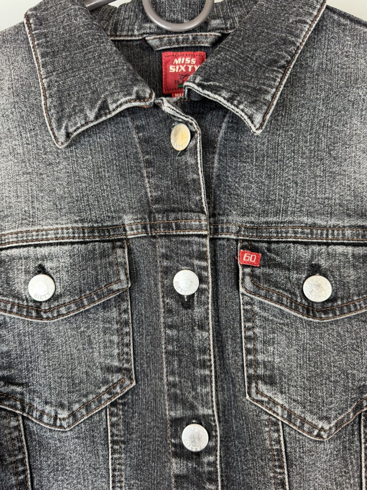Miss Sixty Miss Sixty Y2K Women's Denim Jacket Made in Italy Size M / US 6-8 / IT 42-44 - 9 Thumbnail