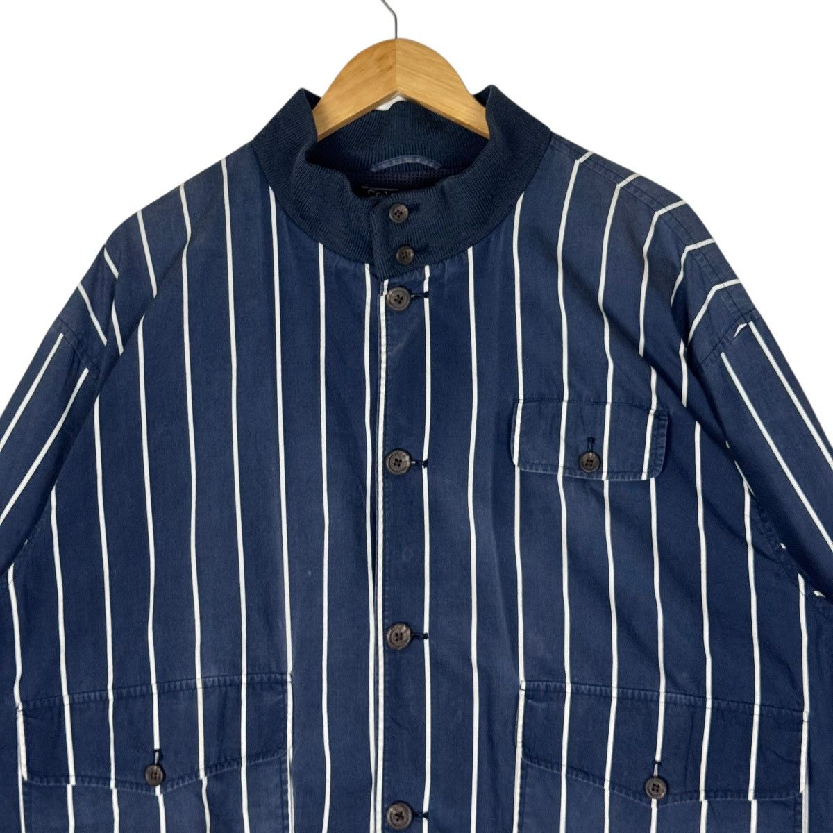 Polo Ralph Lauren Polo By Ralph Lauren Stripes Bomber Jacket Size US XL / EU 56 / 4 - 3 Thumbnail