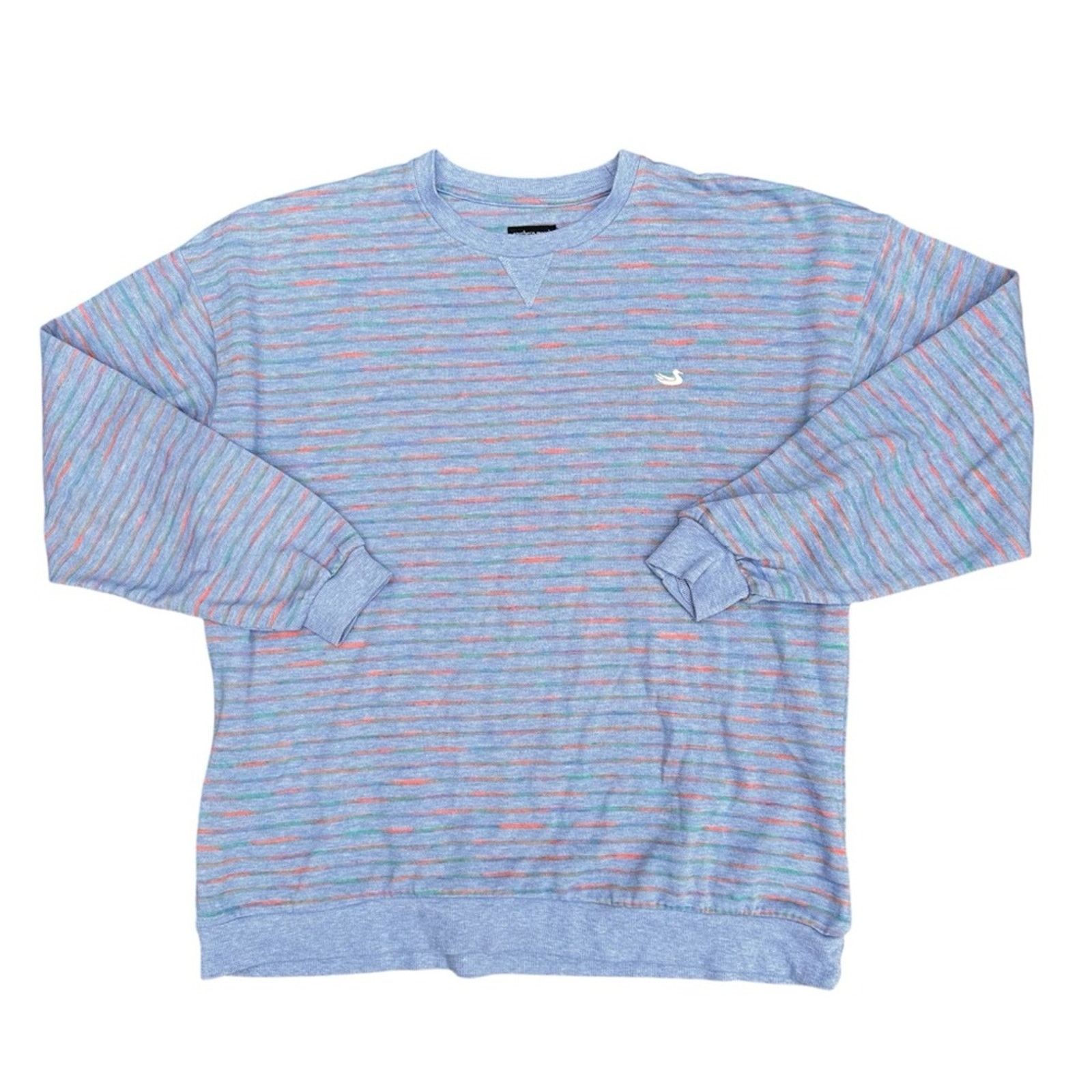 Southern Marsh Southern Marsh Sunday Morning Prism Sweater – Blue/Orange Size L / US 10 / IT 46 - 3 Thumbnail