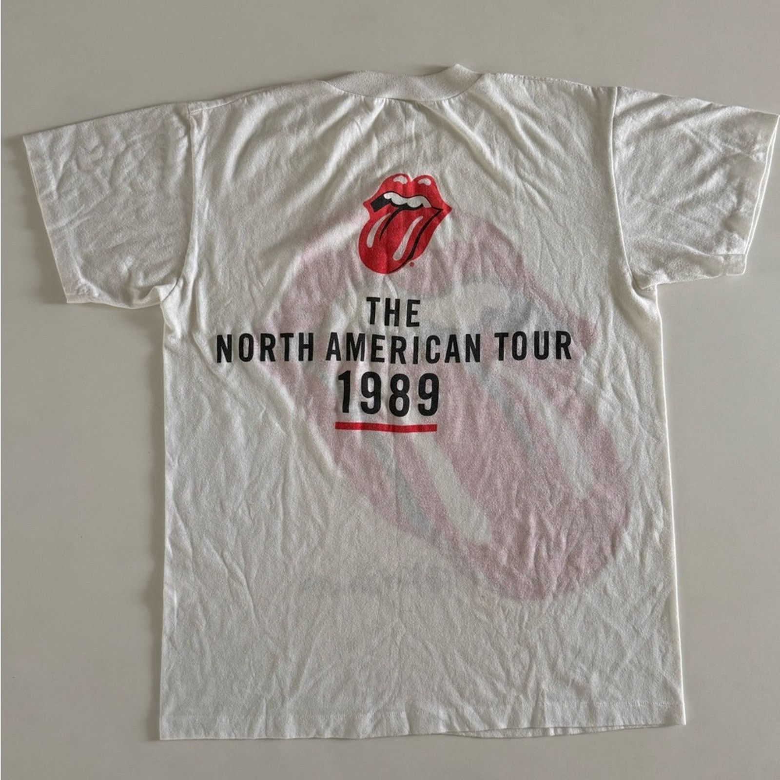 Vintage Rare Rolling Stones vintage tee Size US L / EU 52-54 / 3 - 14 Thumbnail
