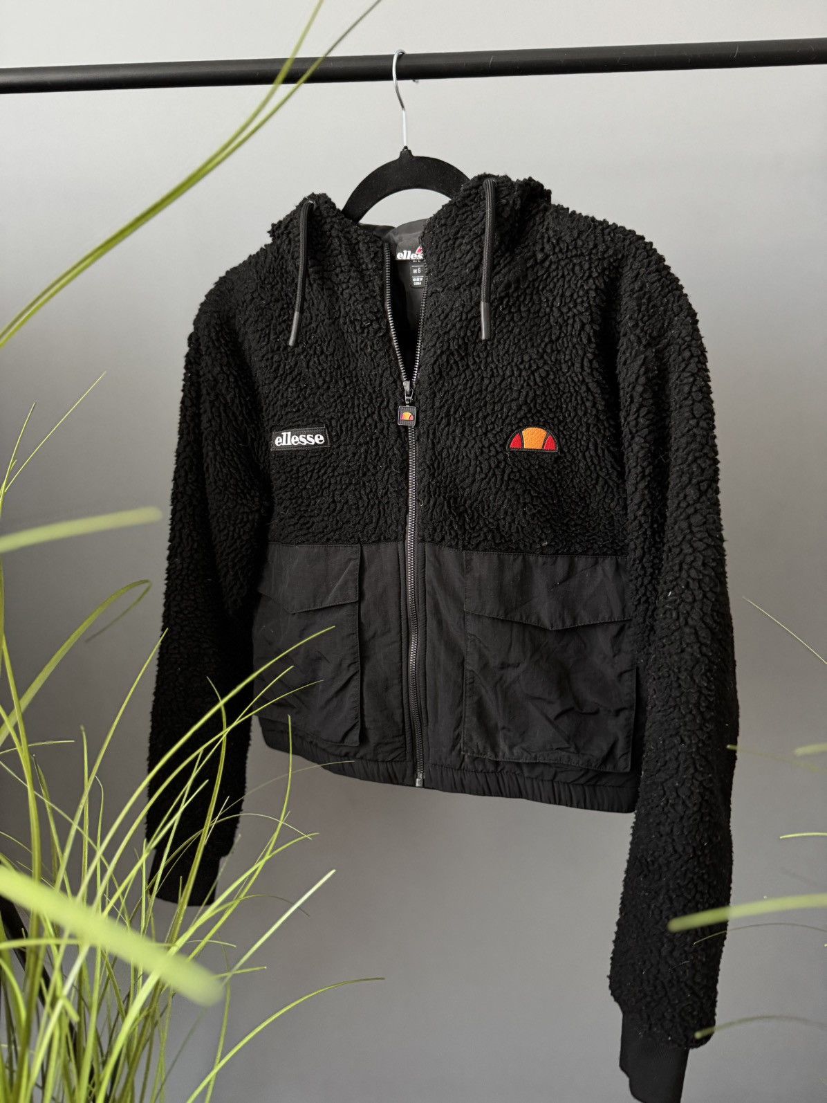 Ellesse Ellesse crop bomber teddy woman nylon pocket Size S / US 4 / IT 40 - 1 Thumbnail