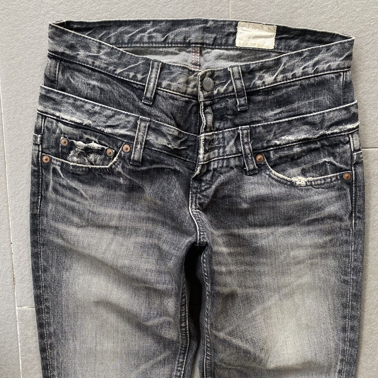 Japanese Brand × Jean Antgauge double waist denim Size US 29 - 2 Thumbnail