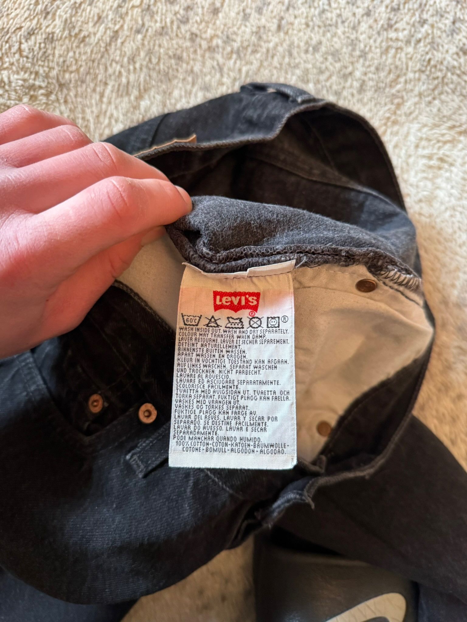 Levi's Vintage 90s Levi’s 501 Washed Denim Jeans USA Size w29 Size US 29 - 8 Thumbnail