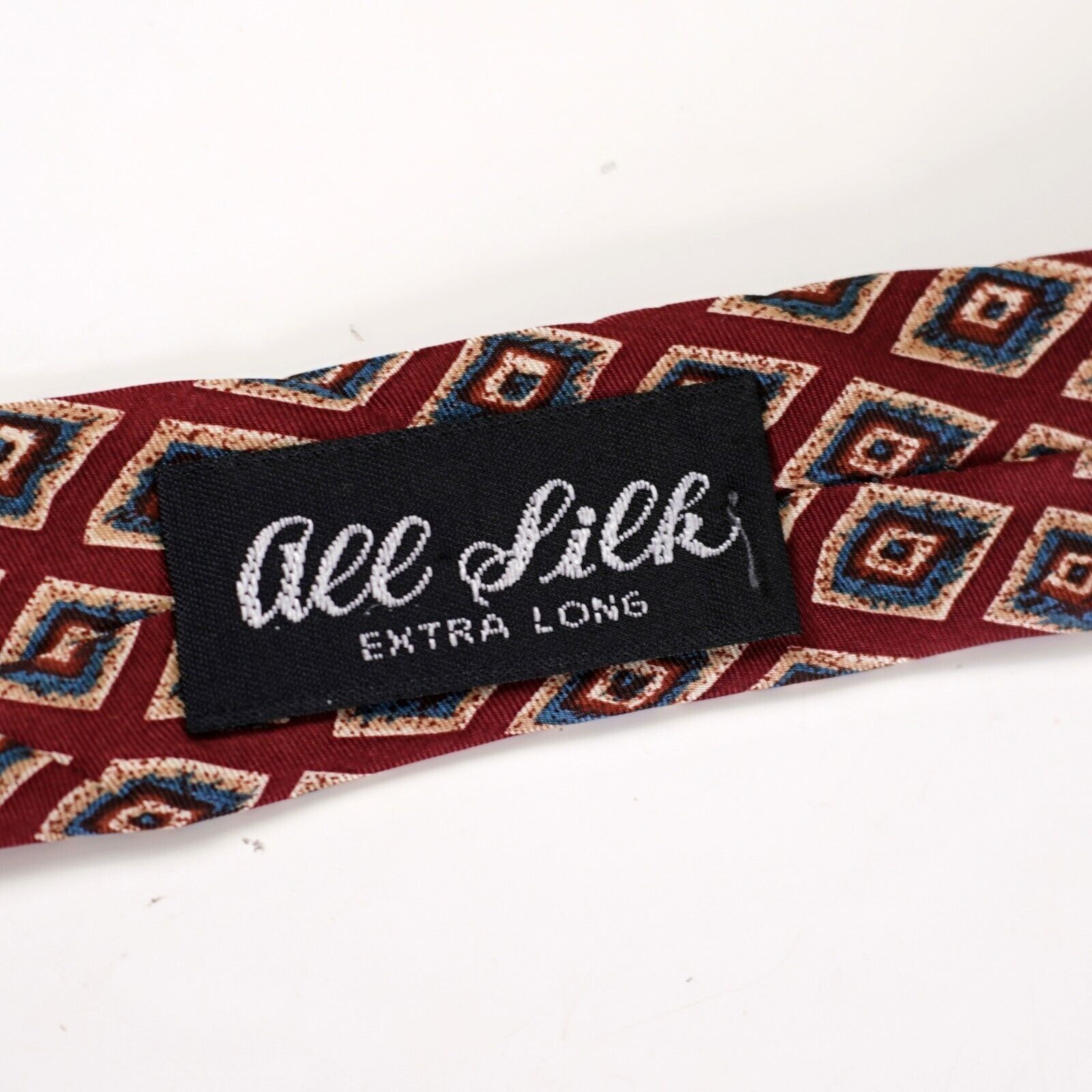 Designer Repp LTD Big & Tall Athetic Red Teal Geometric Print Long Si Size ONE SIZE - 4 Thumbnail