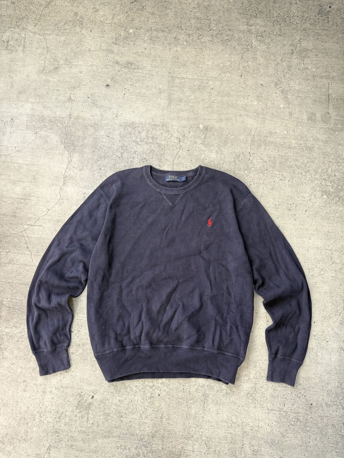 Polo Ralph Lauren Polo Ralph Lauren Sweater Mens Sz L Black w/ Pony Size US L / EU 52-54 / 3 - 2 Thumbnail