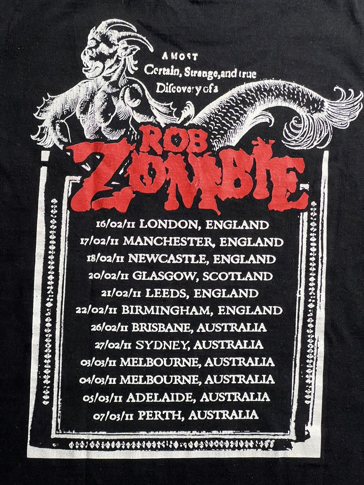 Band Tees Vintage ROB ZOMBIE Band Tee Shirt Size US L / EU 52-54 / 3 - 6 Thumbnail