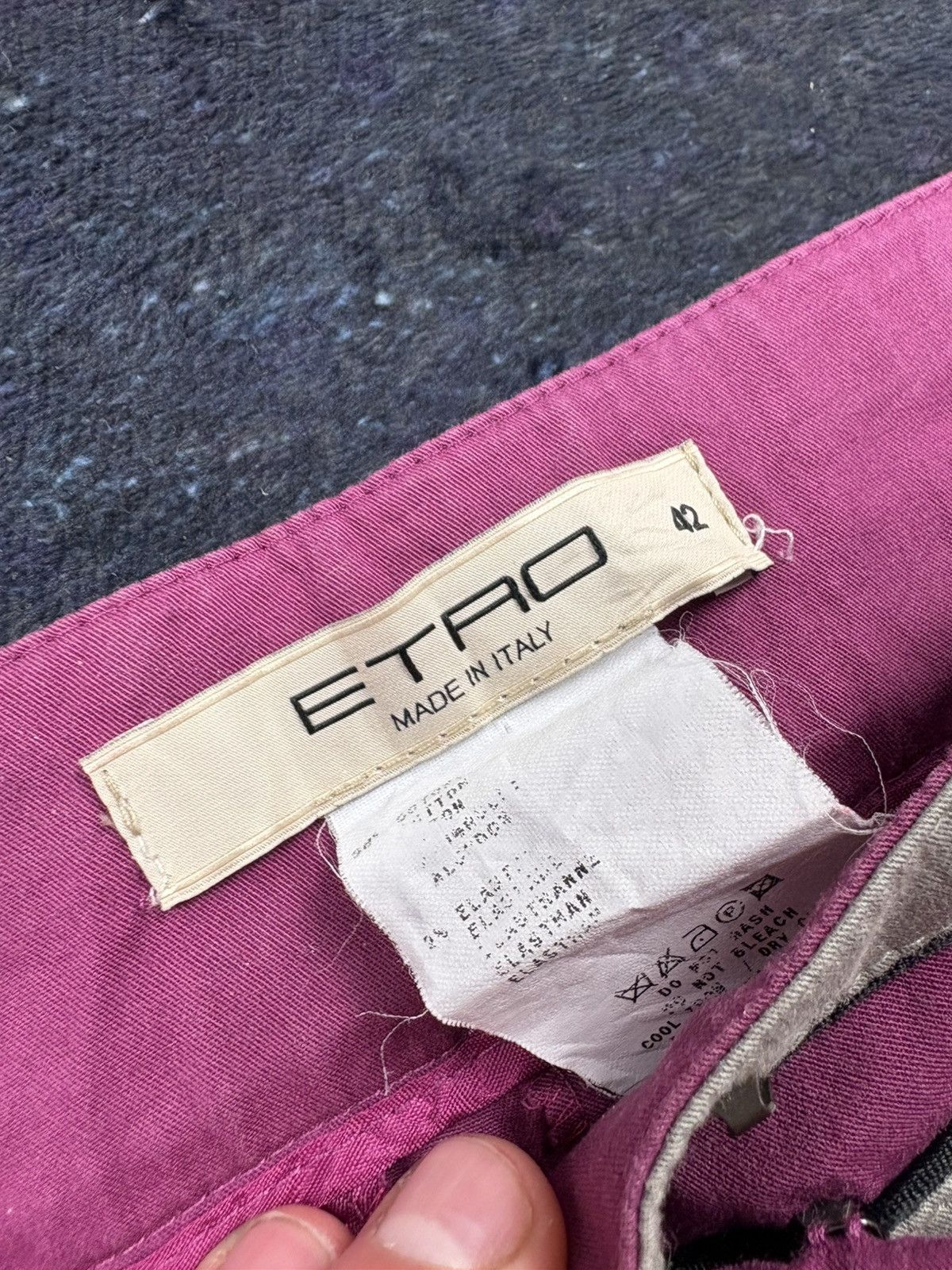 Etro ETRO Vintage Striped Casual Luxury Pants Streetwear Hype Size 28" / US 6 / IT 42 - 8 Thumbnail