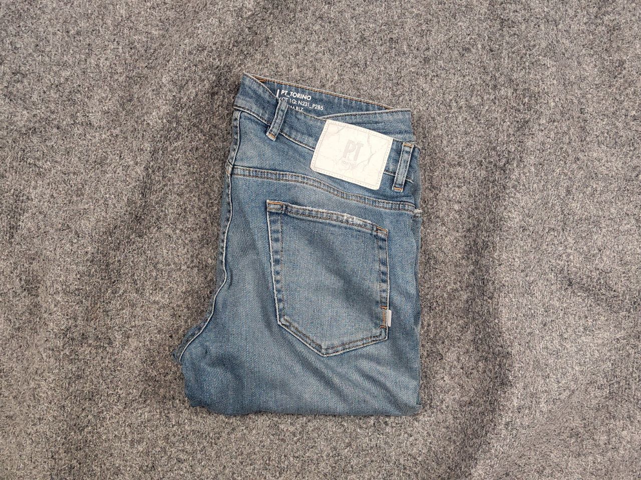 PT Torino PT Torino Reggae Design Ankle Wash blue Denim Jeans Size US 33 - 1 Thumbnail