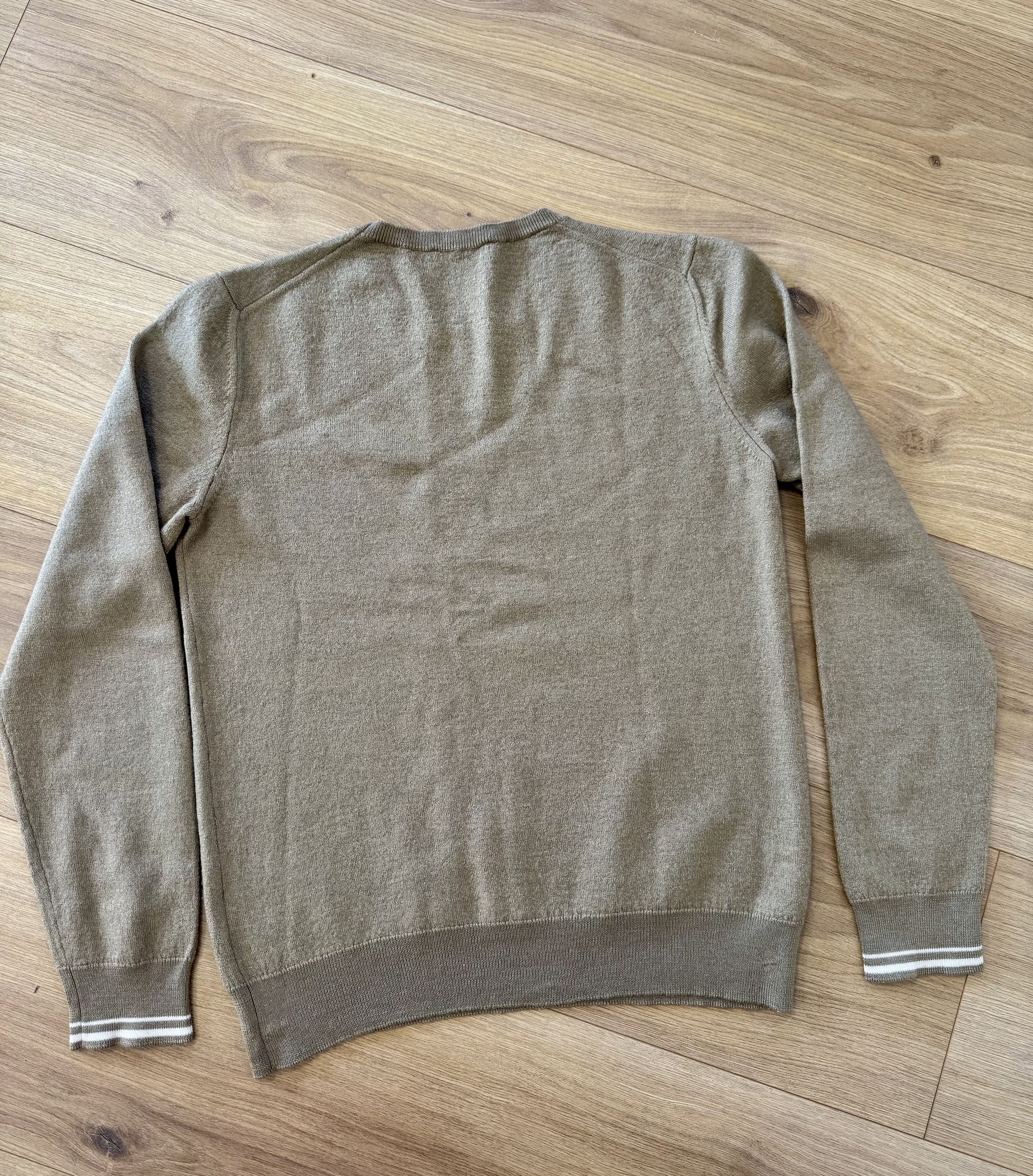 Gucci Gucci Crest Logo Sweater with Striped Cuffs Size US XS / EU 42 / 0 - 7 Thumbnail