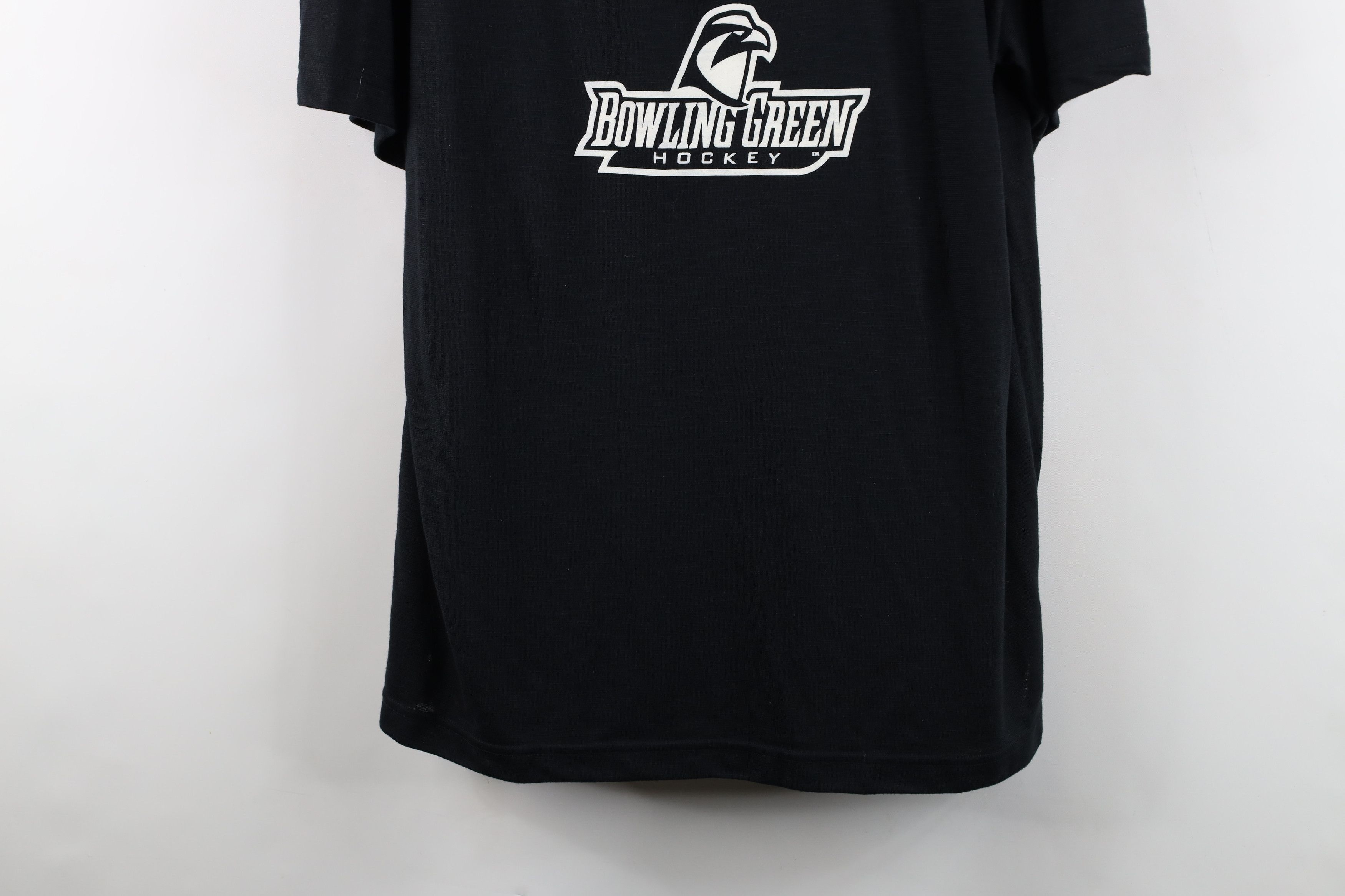 Nike × Vintage Nike Bowling Green State University Hockey Knit T-Shirt Size US XL / EU 56 / 4 - 3 Thumbnail