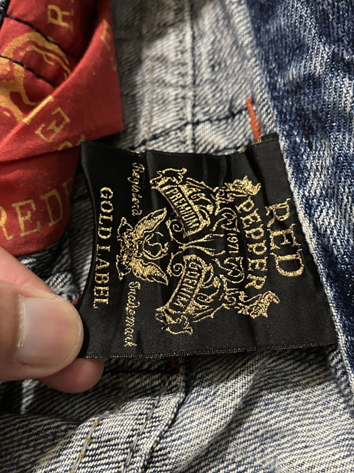 Other Red Pepper Red Label Low Waist Baggy Jeans Size US 32 / EU 48 - 15 Thumbnail