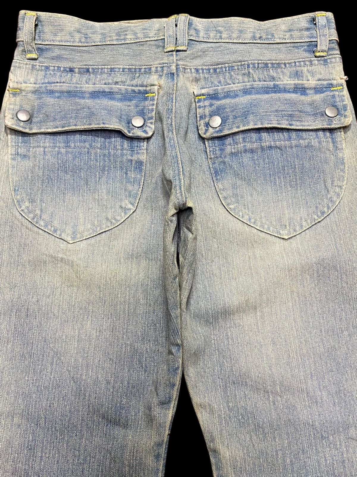 Japanese Brand Vintage Japanese Brand Mud Wash Bush Skinny Zip Leg Jeans Size US 30 / EU 46 - 4 Thumbnail